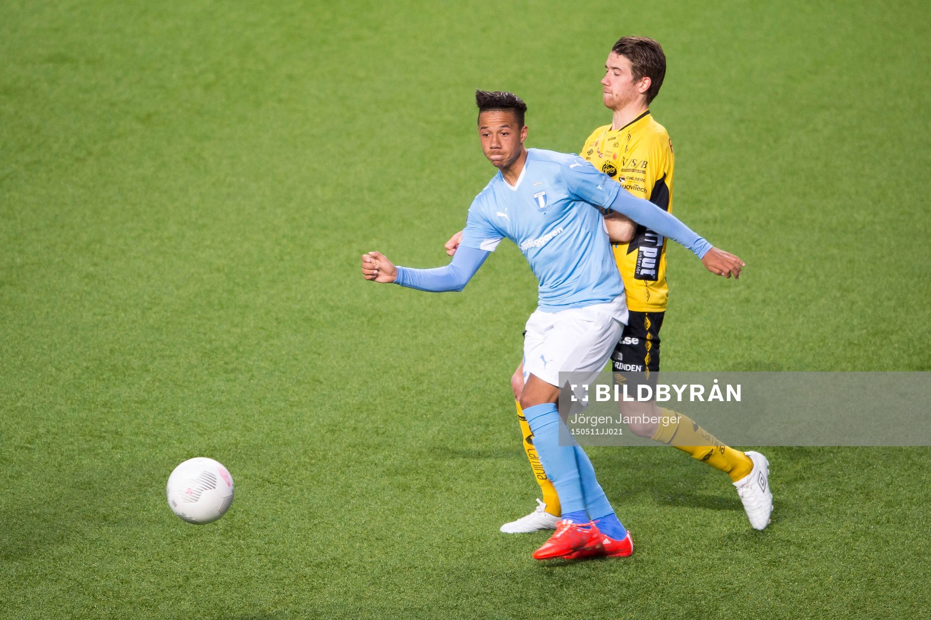 Malmö FFs Tobias Sana och Elfsborgs Marcus Rohdén