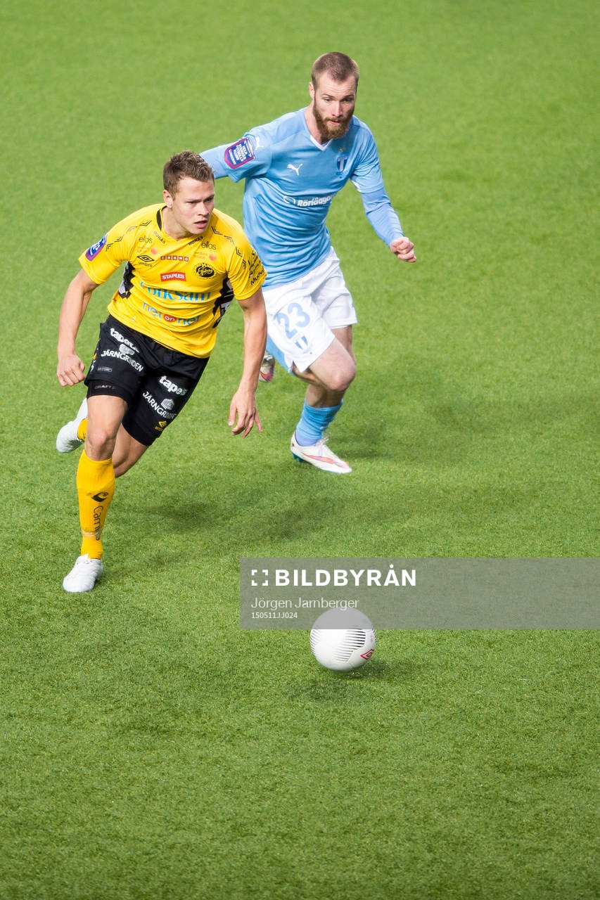 Elfsborgs Viktor Claesson och Malmö FFs Jo Inge Berget