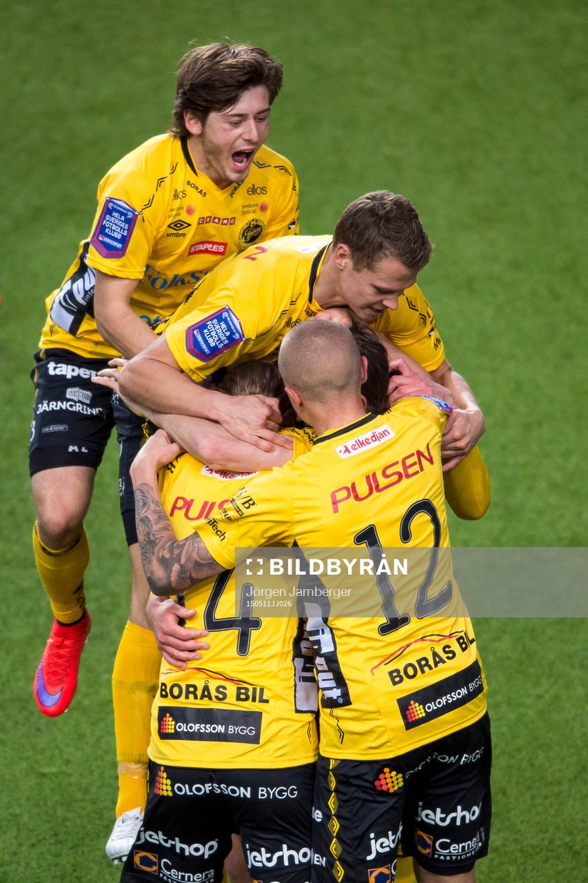 Elfsborgs spelare jublar