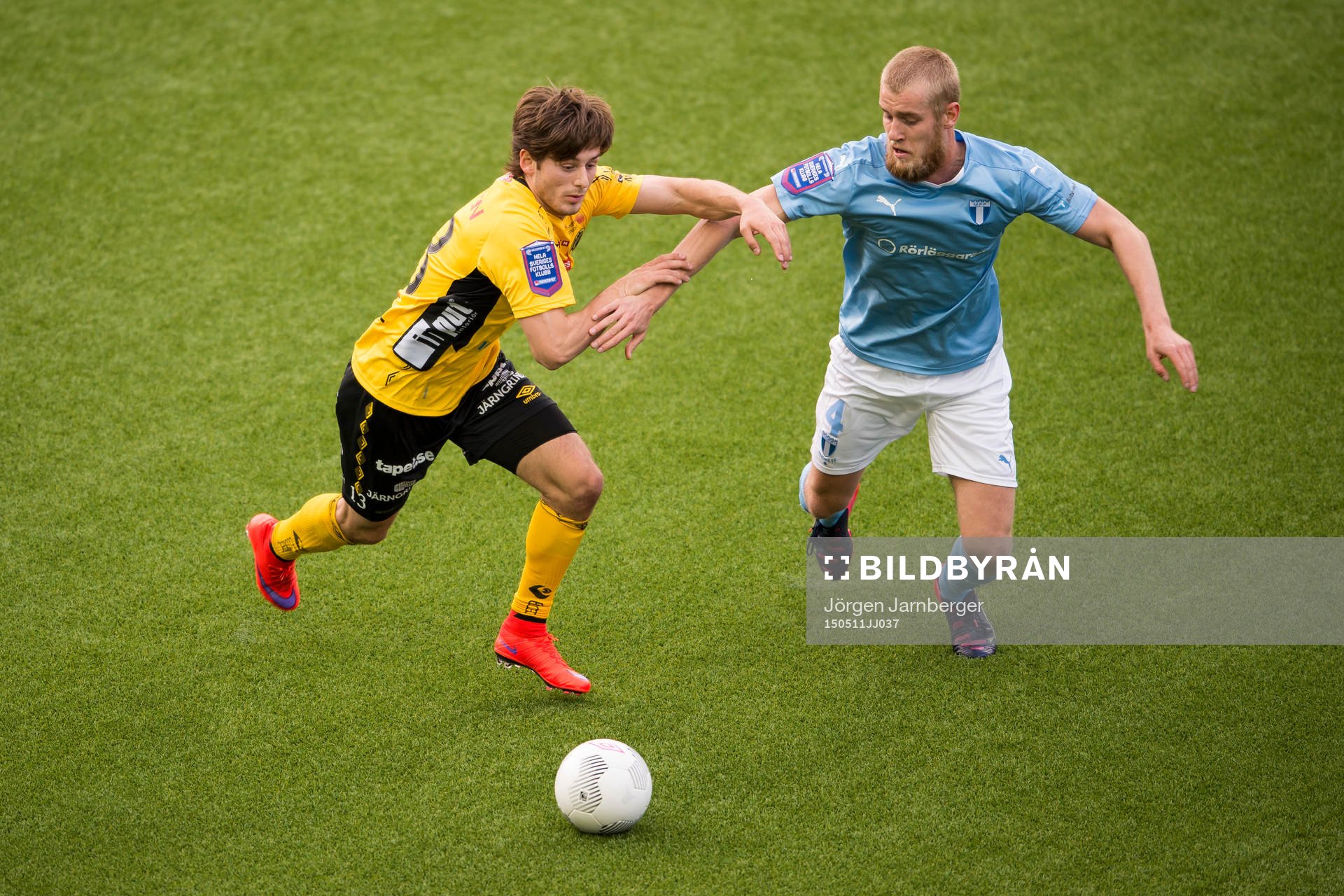 Elfsborgs Arber Zeneli och Malmö FFs Filip Helander