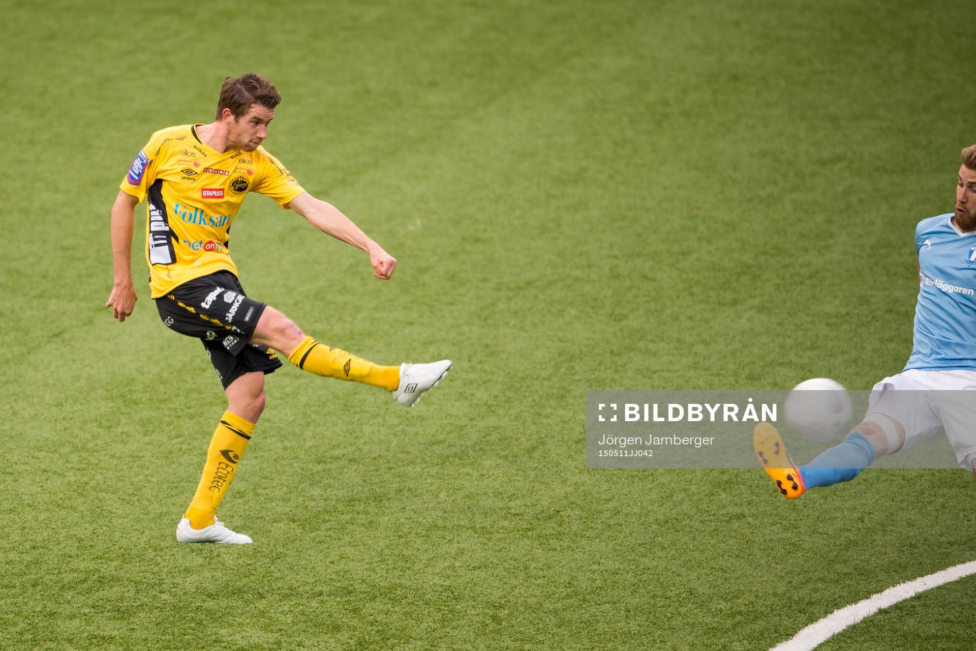 Elfsborgs Marcus Rohdén skjuter kvittering till 1-1
