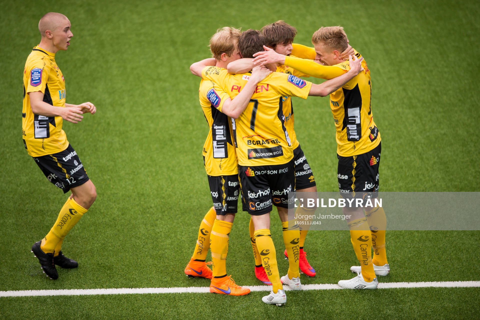 Elfsborgs spelare jublar