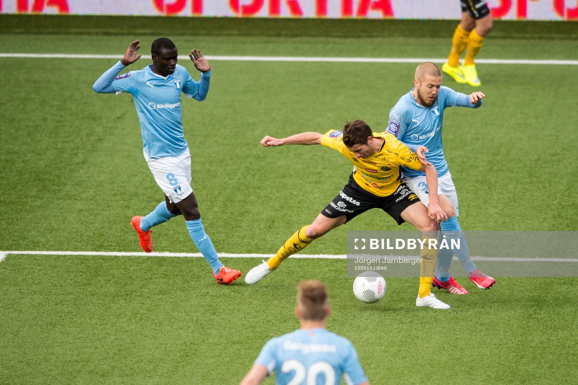 Elfsborgs Marcus Rohdén och Malmö FFs Anton Tinnerholm