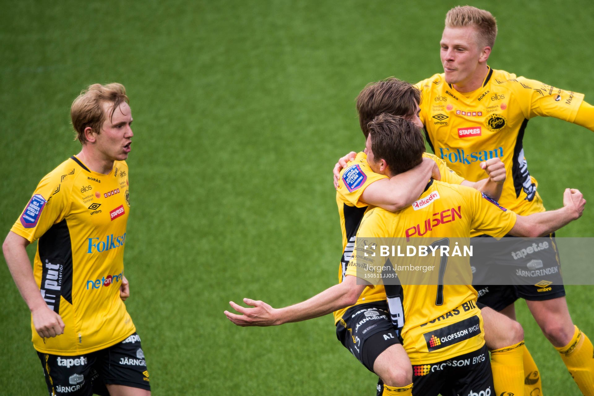 Elfsborgs Simon Lundevall, Per Frick, Arber Zeneli  (skymd)
