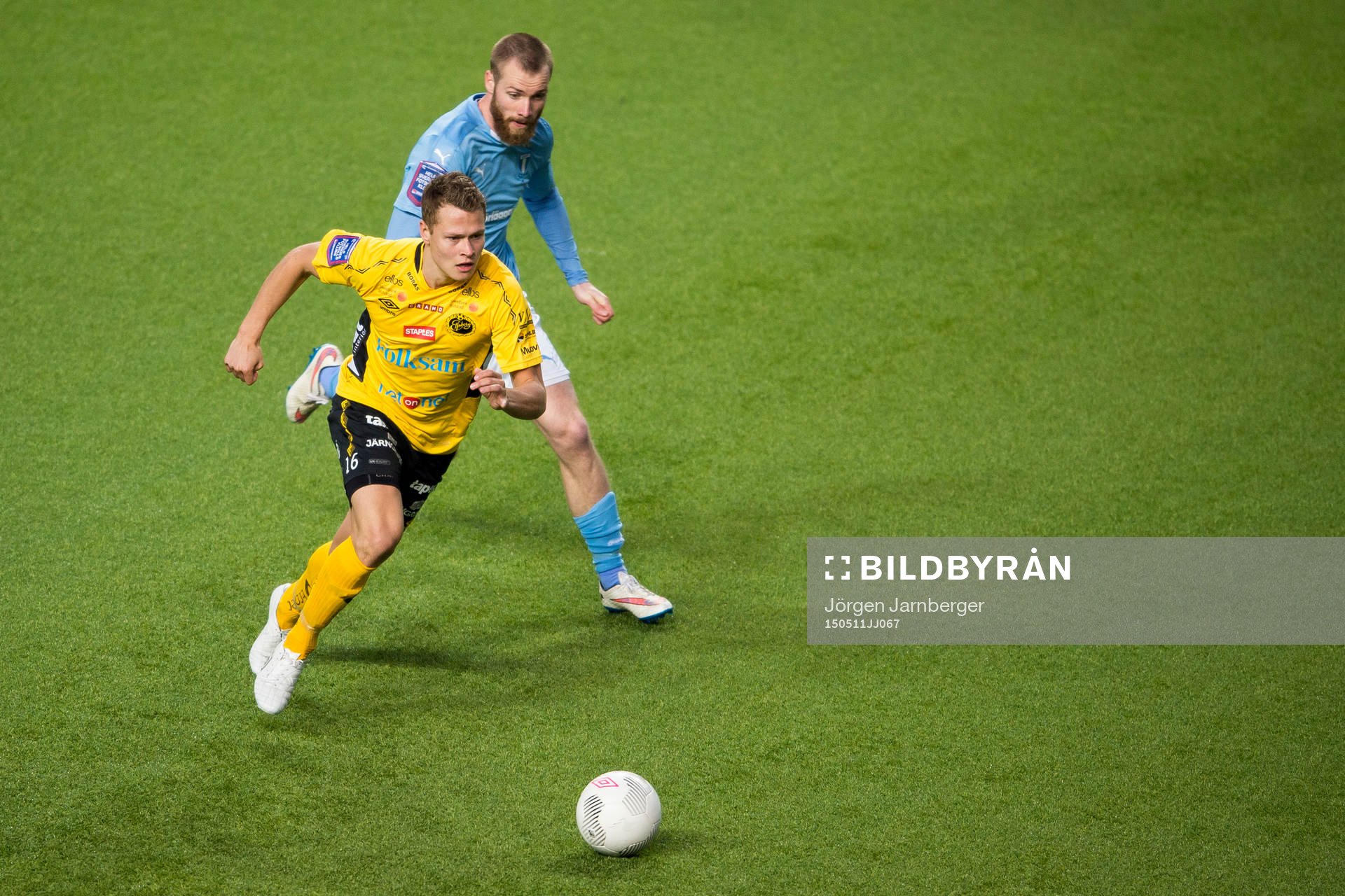 Elfsborgs Viktor Claesson och Malmö FFs Jo Inge Berget
