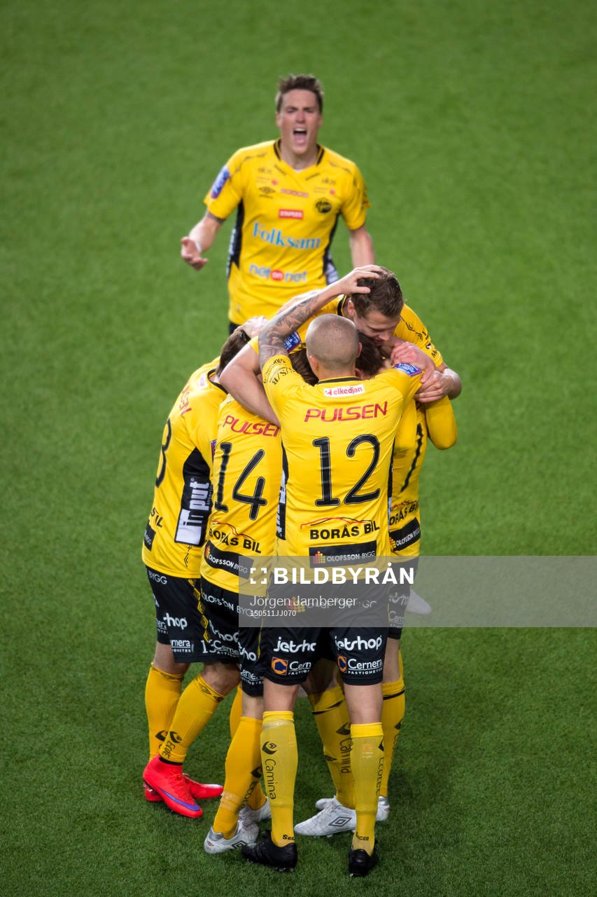 Elfsborgs spelare jublar