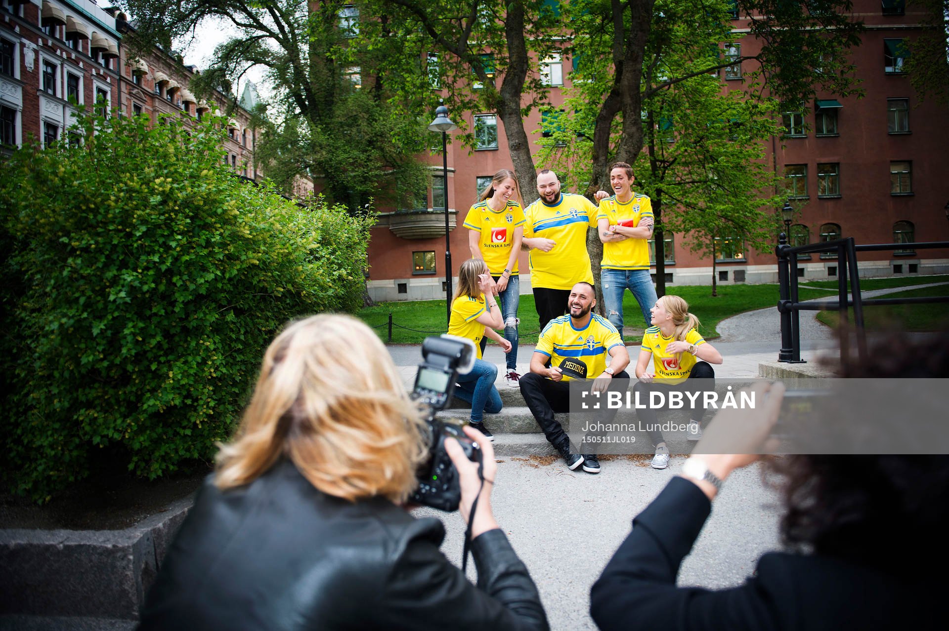 Sveriges Emma Berglund, Therese Sjögran, Olivia Schough
