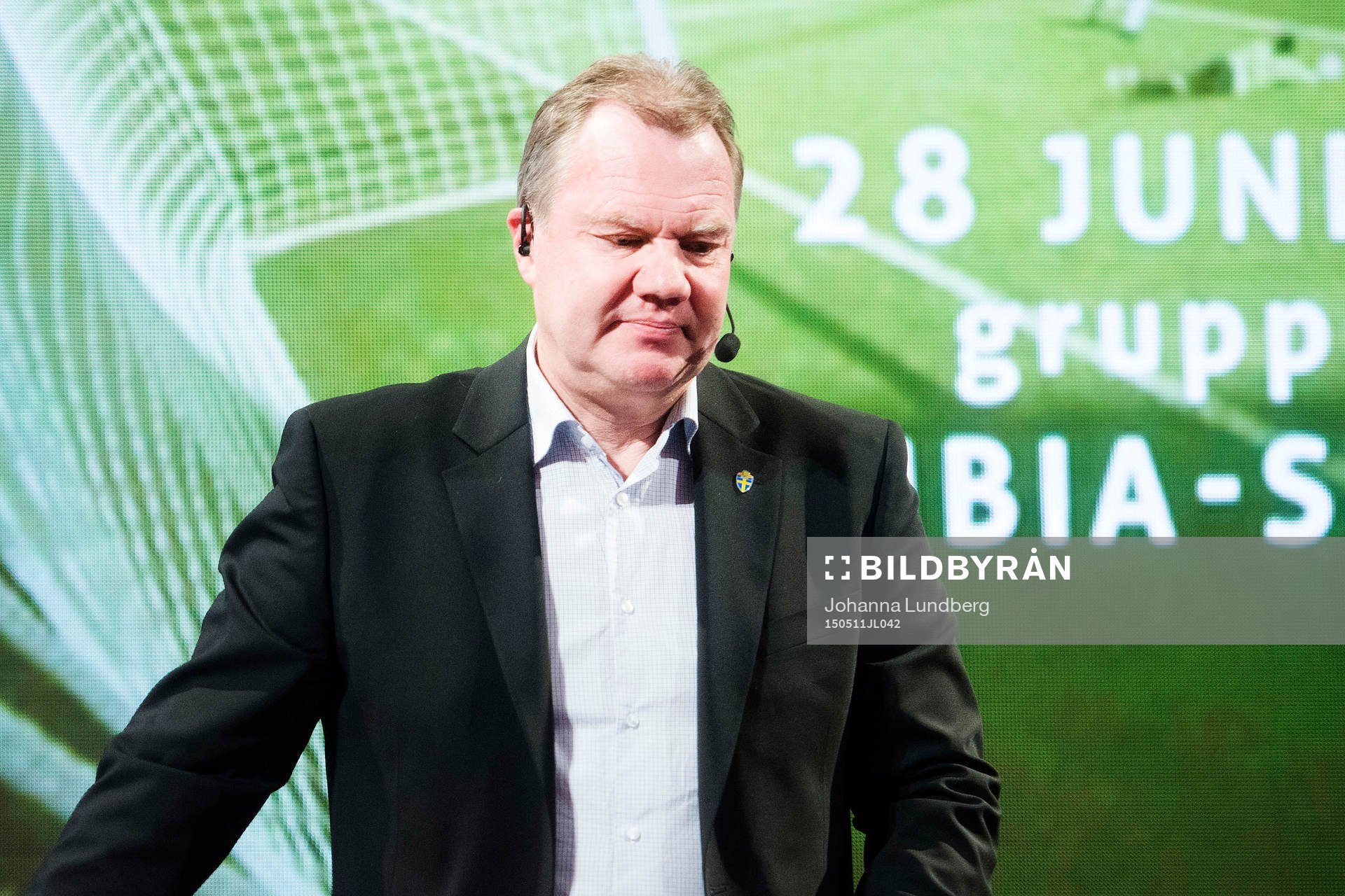 Karl-Erik Nilsson, ordförande Svenska fotbollsförbundet,