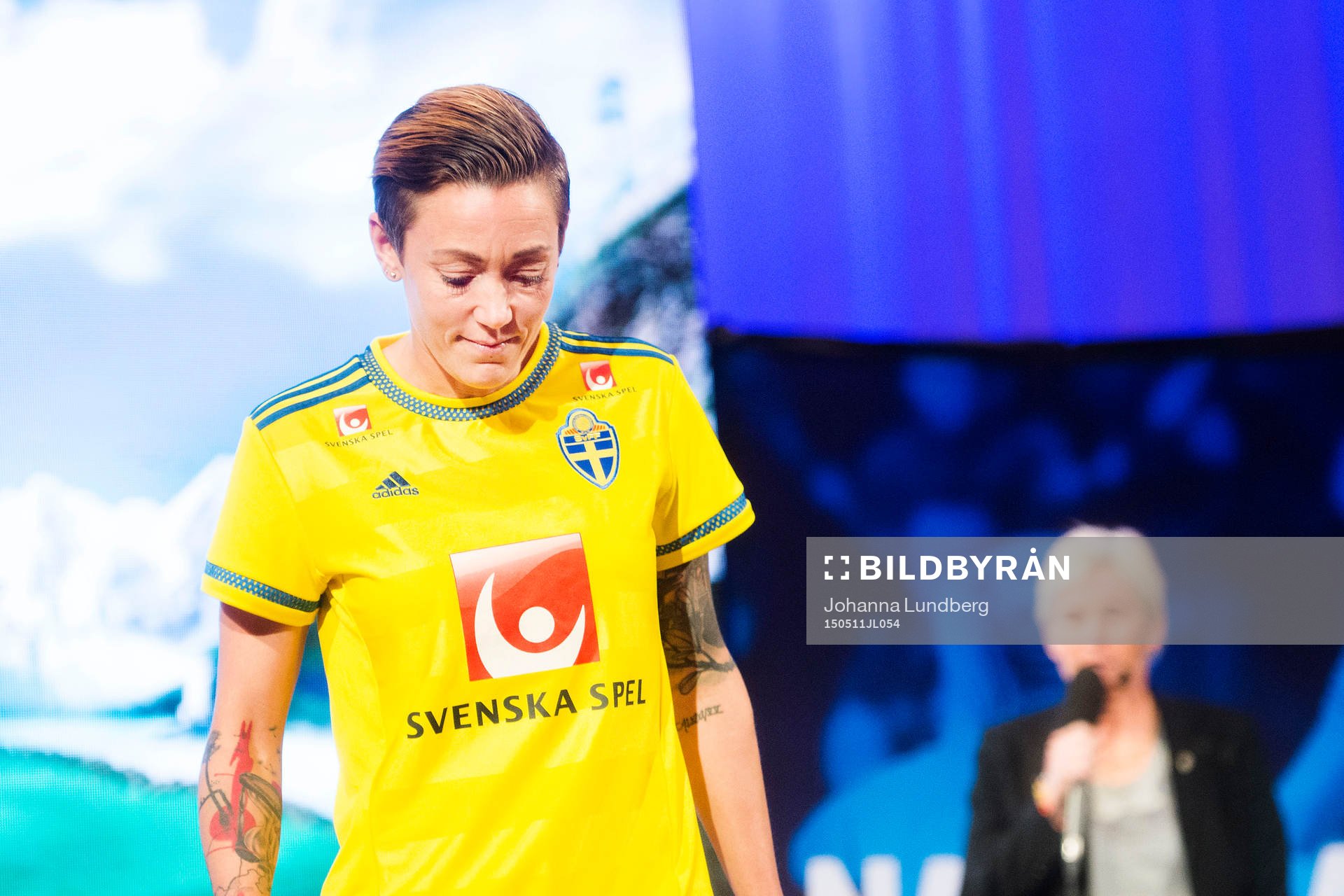 Sveriges Therese Sjögran när VM-truppen