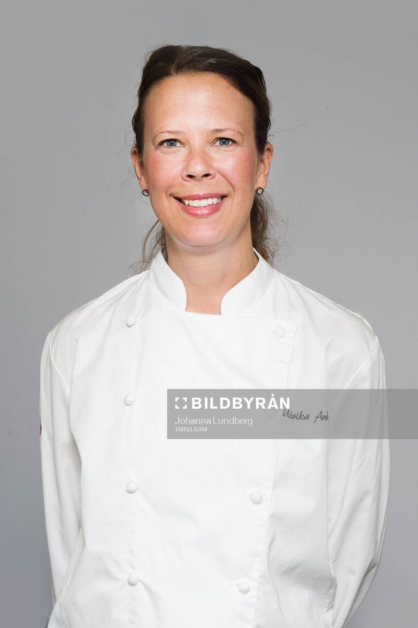 Kock Ulrika Andersson poserar för ett porträtt när VM-truppen presenteras under en presskonferens  den 11 maj 2015 i Stockholm.