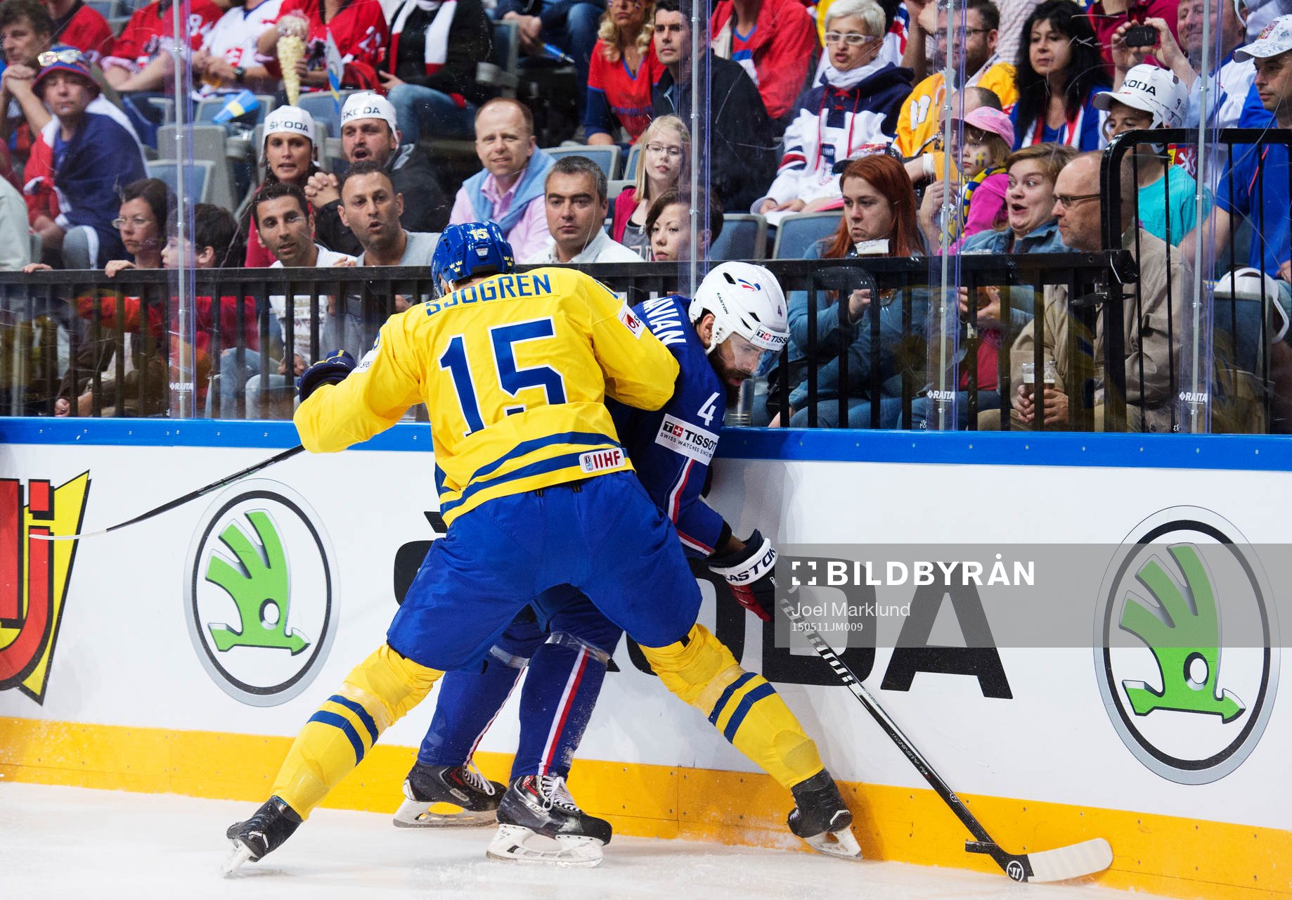 Sveriges Mattias Sjögren och Frankrikes Antonin Manavian