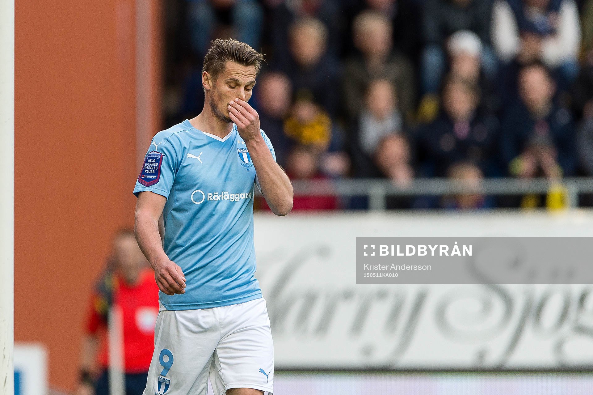 Malmö FFs Markus Rosenberg deppar