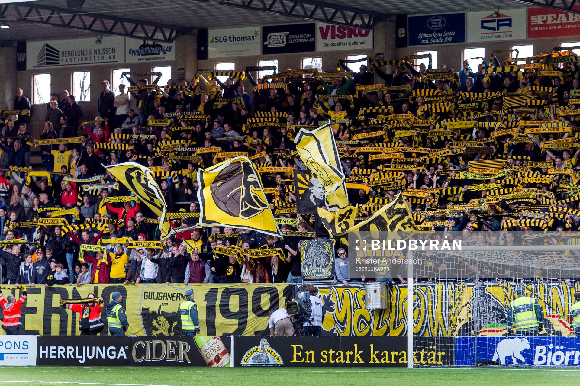 Elfsborgs supportrarna Guliganerna