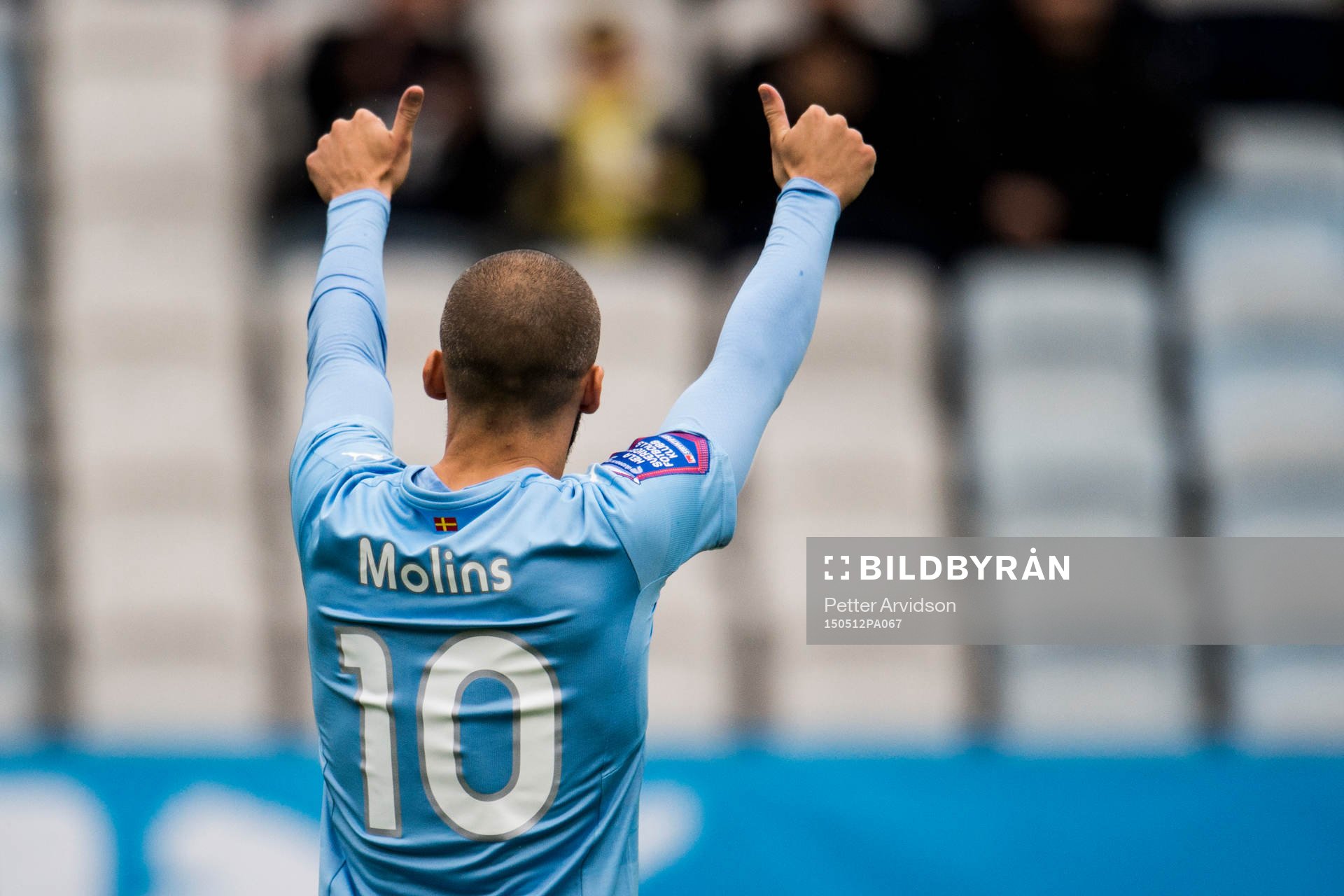 Malmö FFs Guillermo Molins gör tummarna upp
