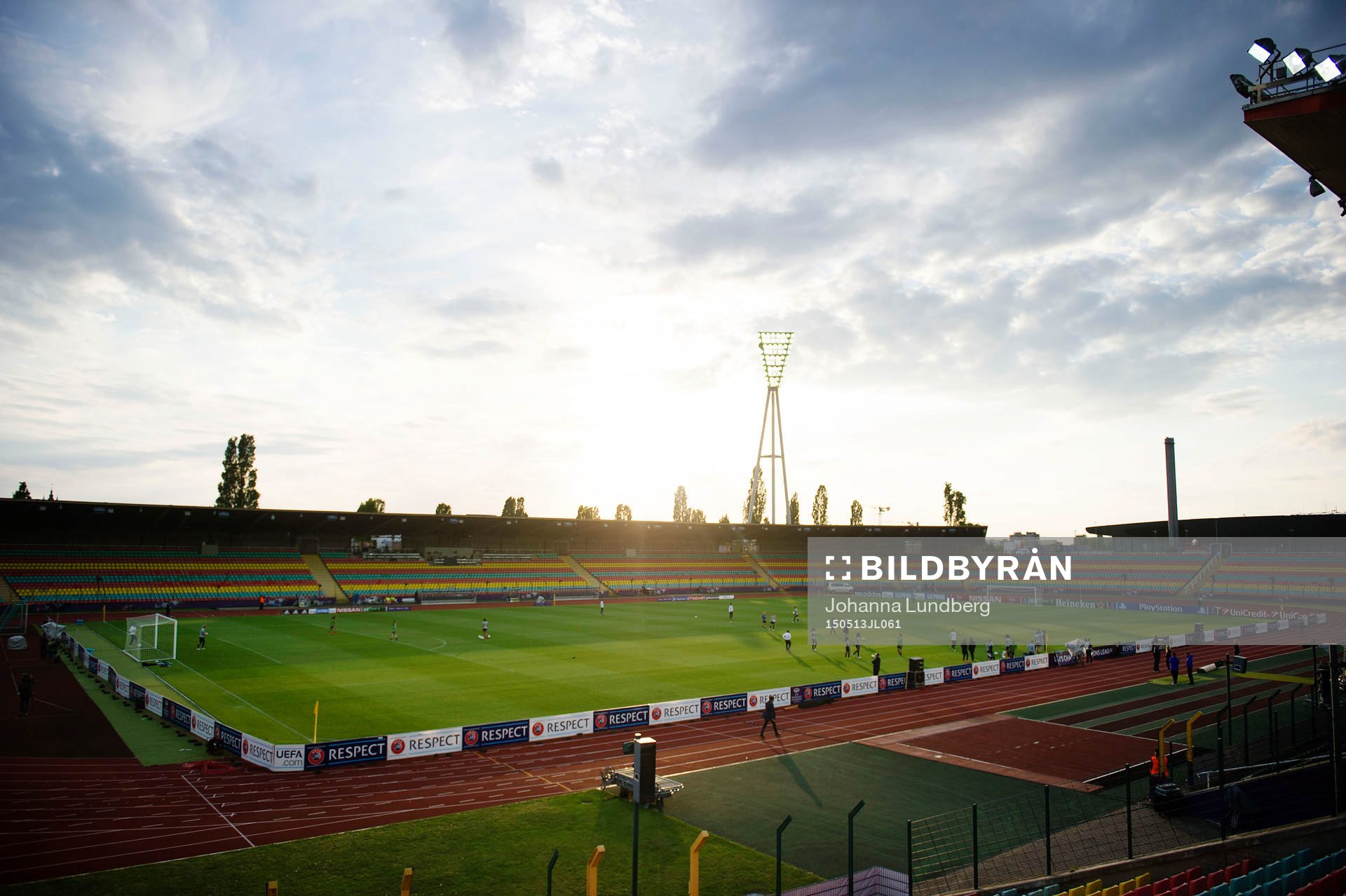 PSG tränar på Friedrich-Ludwig-Jahn-Sportpark