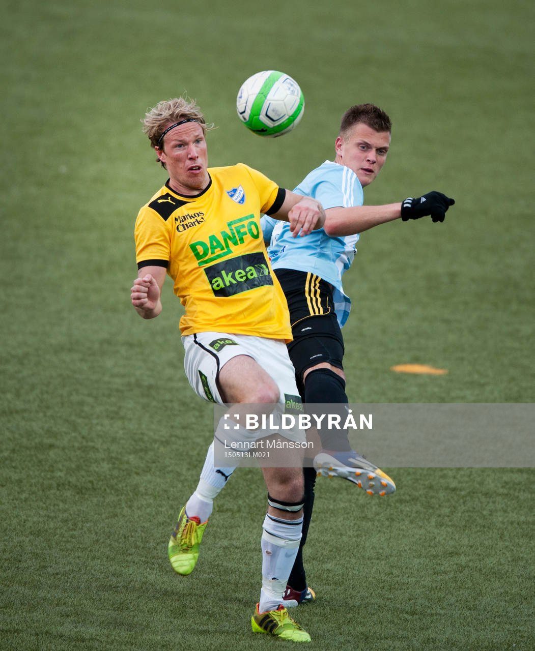 IFK Hässleholms Niklas Jönsson och IFK Malmös Jörgen