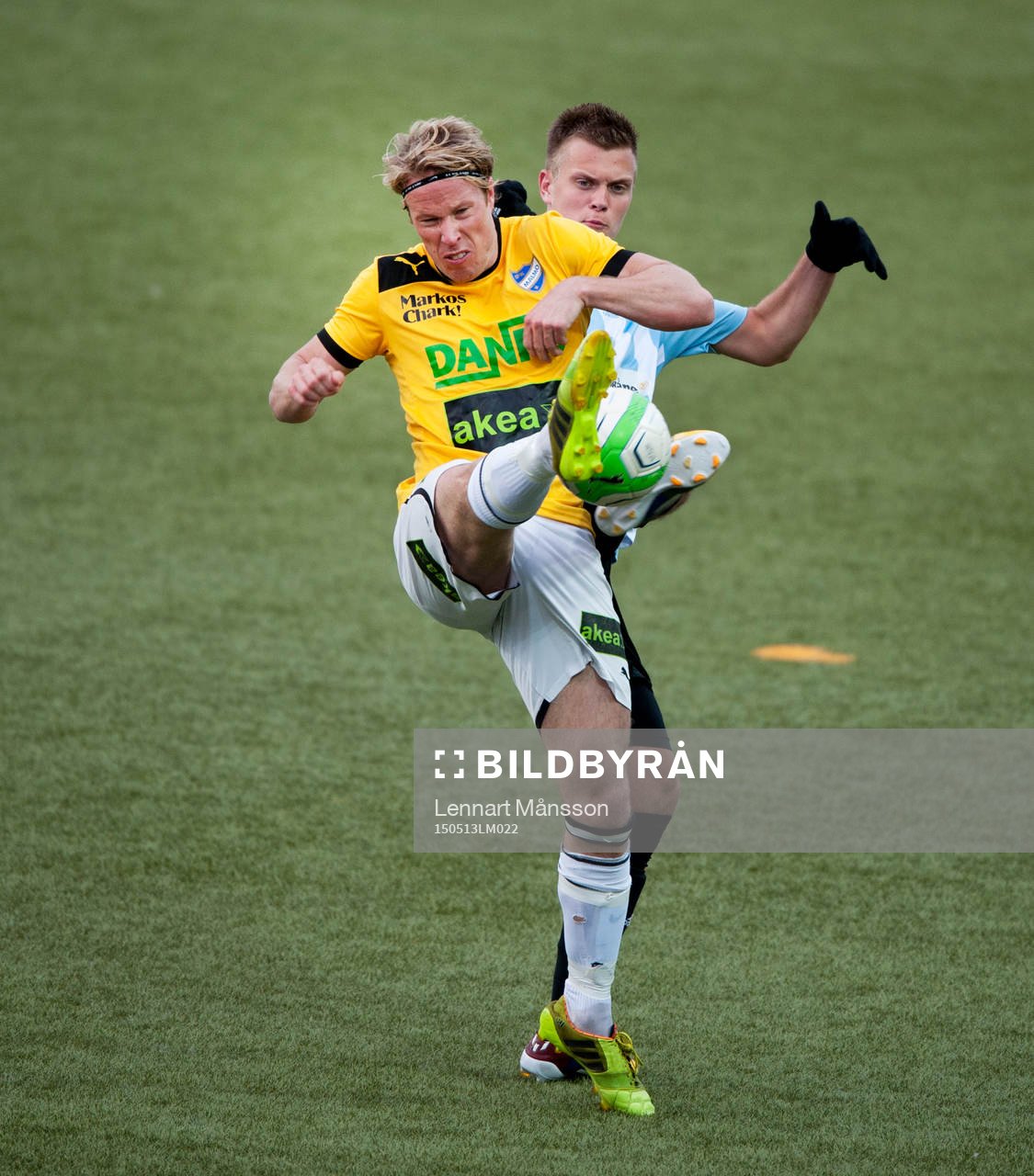 IFK Hässleholms Niklas Jönsson och IFK Malmös Jörgen