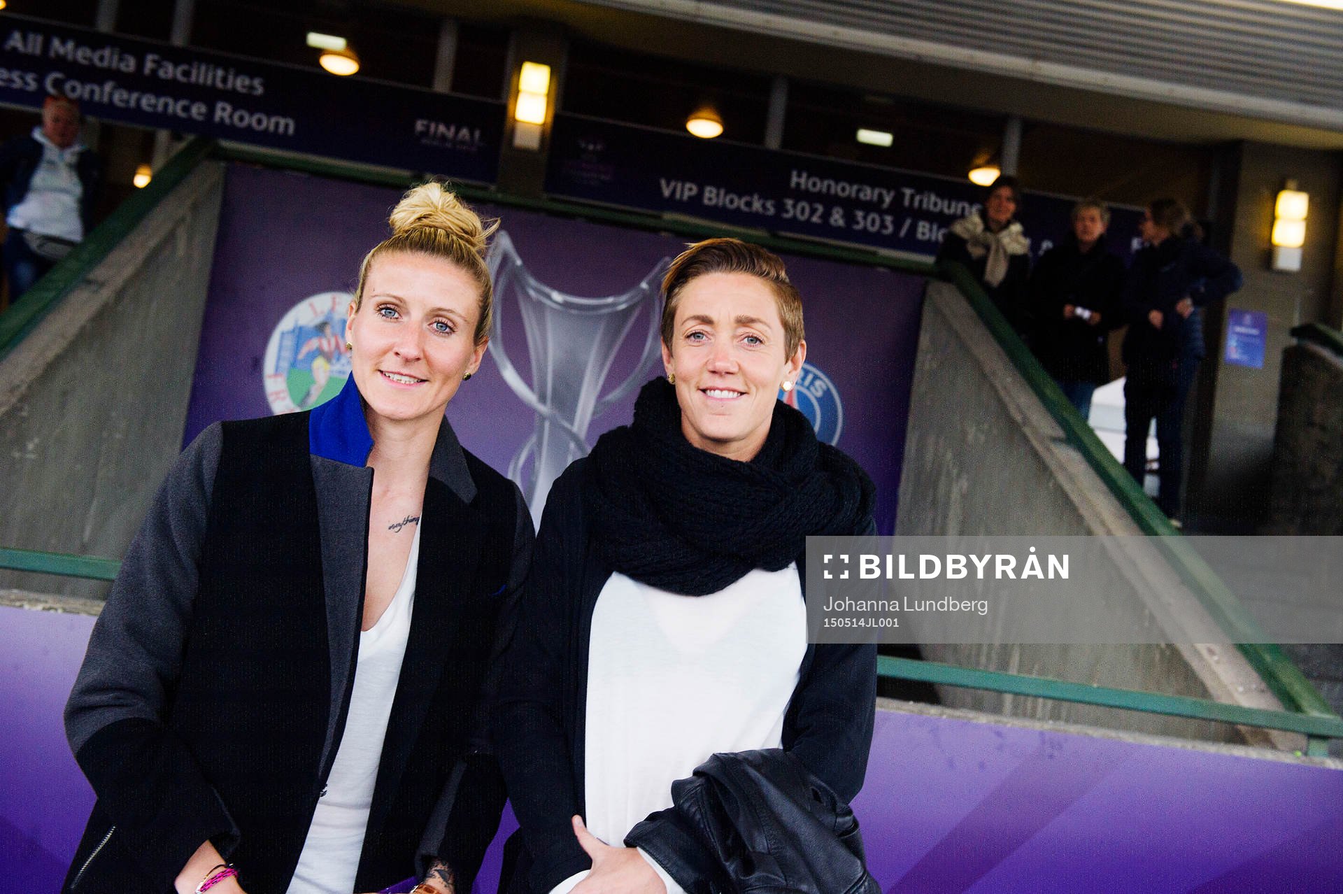 Rosengårds Anja Mittag och Therese Sjögran på plats för