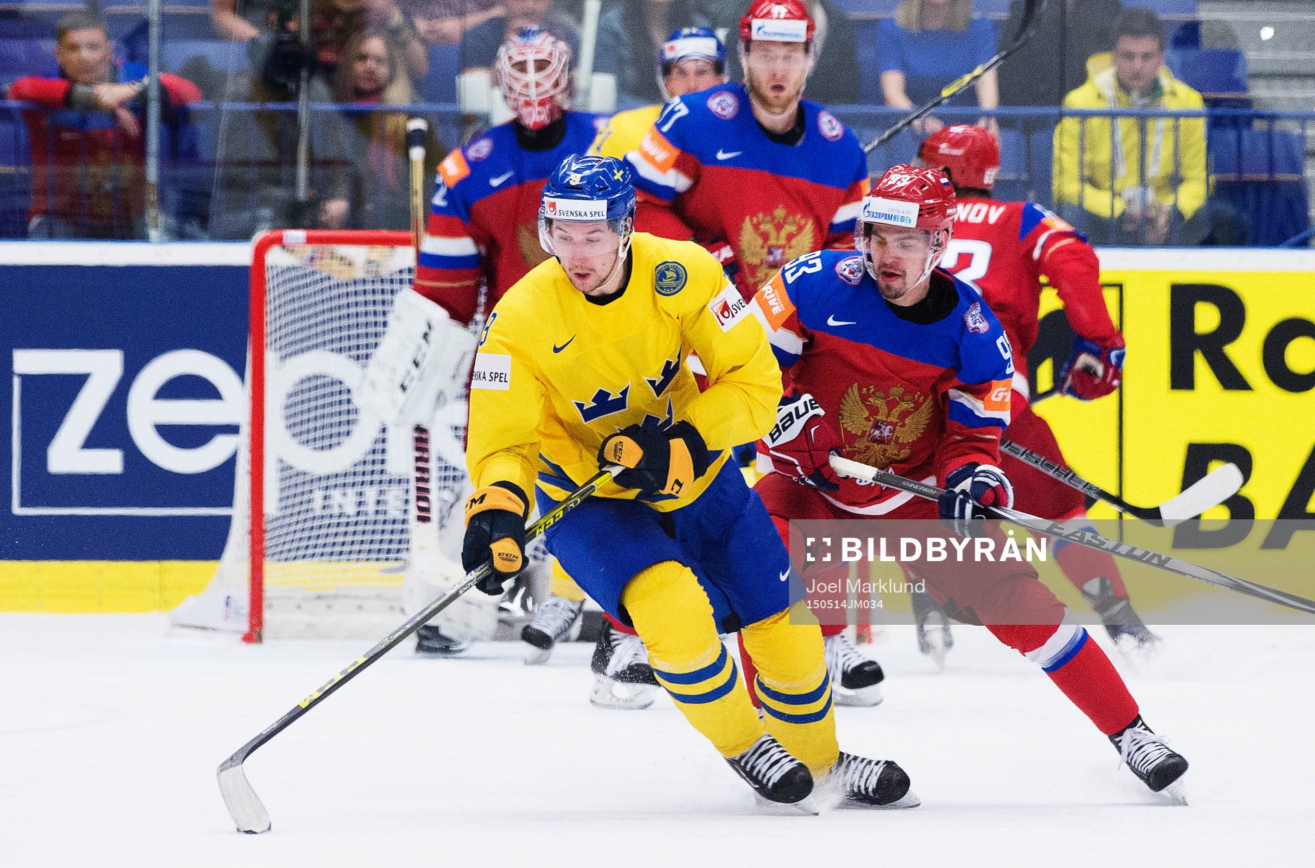 Sveriges Filip Forsberg och Rysslands Viktor Antipin