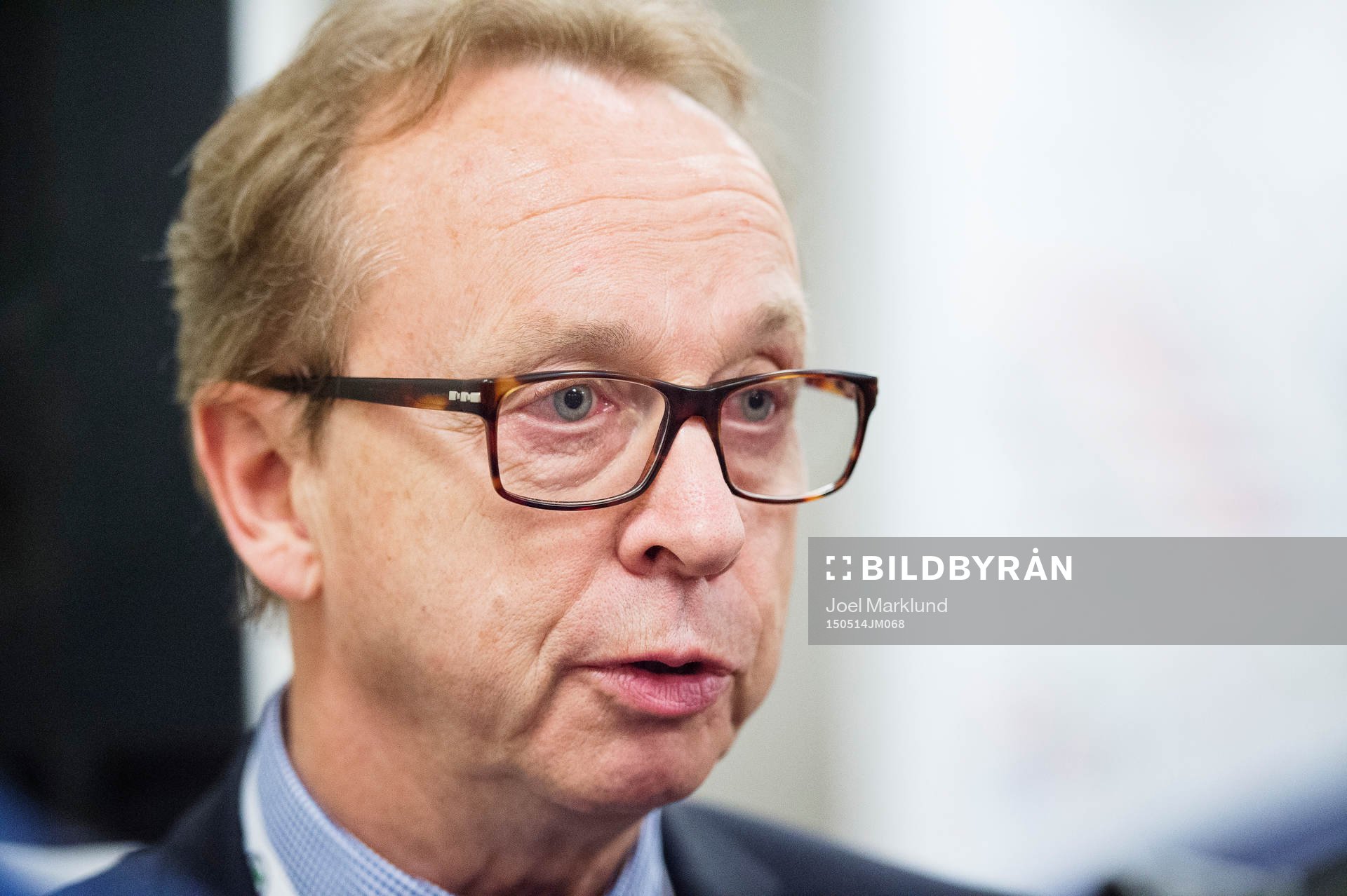 Sveriges förbundskapten Pär Mårts på en presskonferens