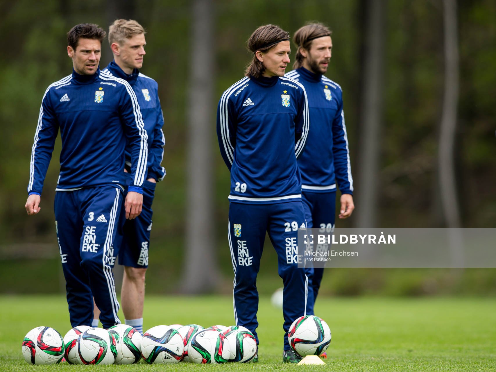 IFK Göteborgs Heath Pearce, Sören Rieks, Lasse Vibe och