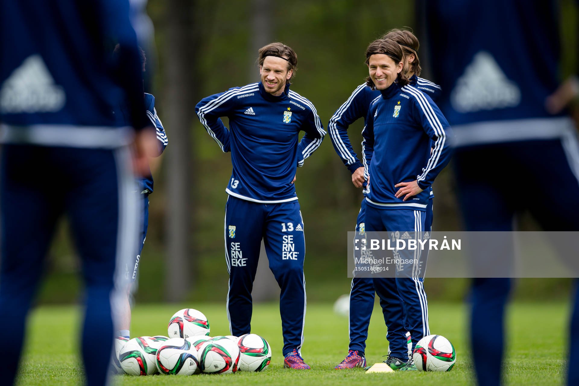 IFK Göteborgs Gustav Svensson och Lasse Vibe