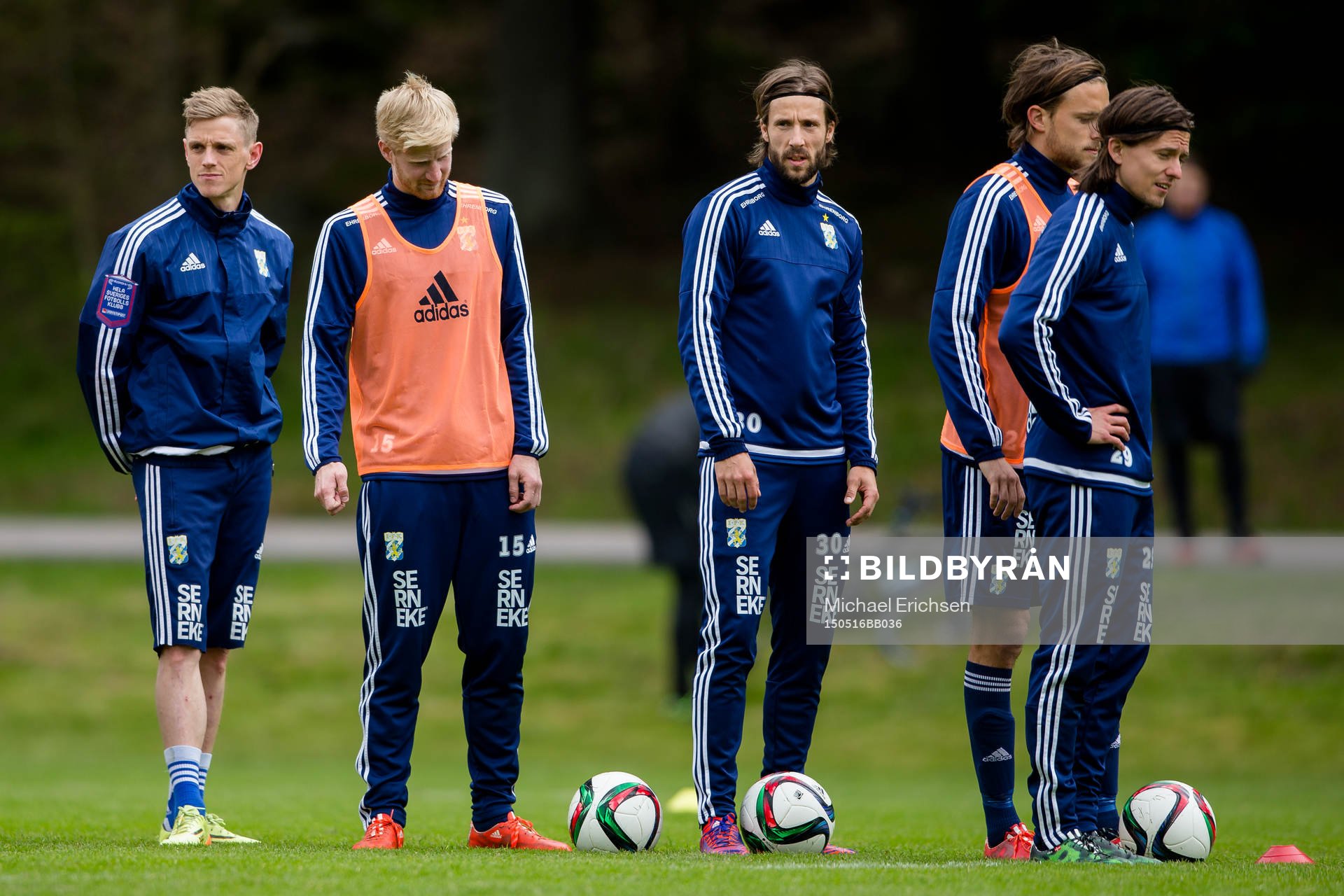 IFK Göteborgs Sören Rieks, Thomas Mikkelsen, Mattias