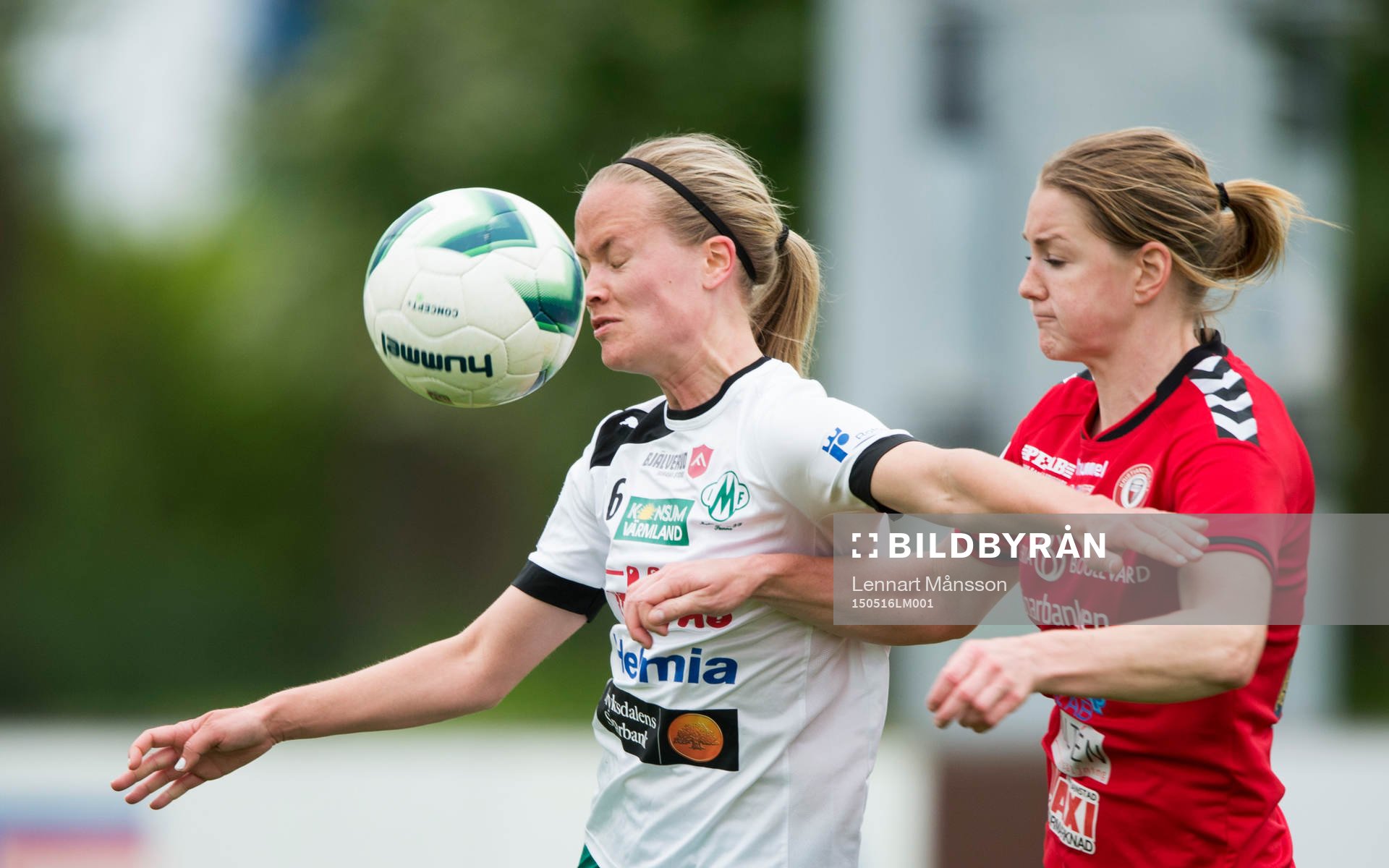 Kristianstads Mia Carlsson och Mallbackens Tessa Gavilsky