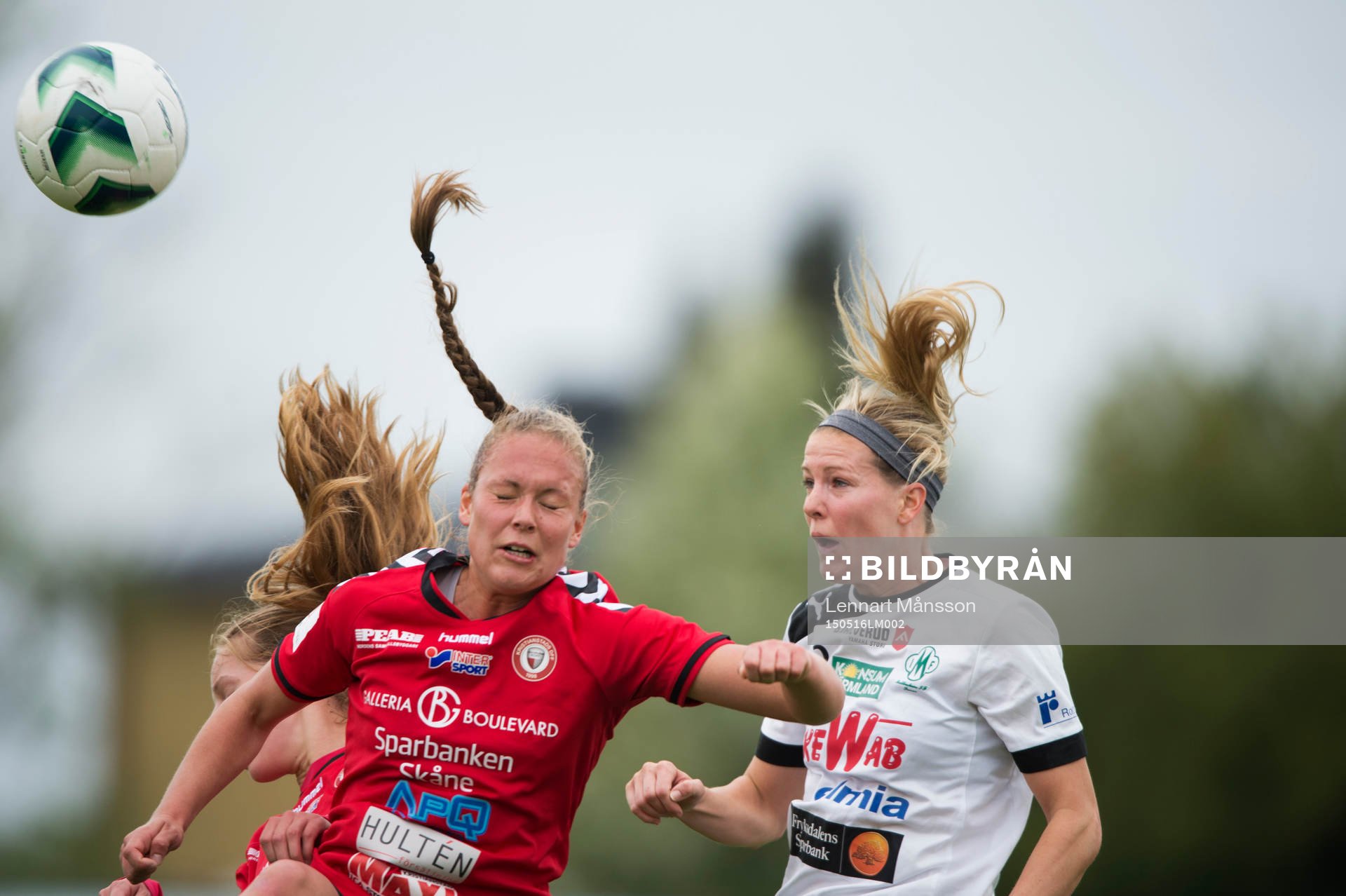 Kristianstads Therese Ivarsson och Mallbackens Tessa