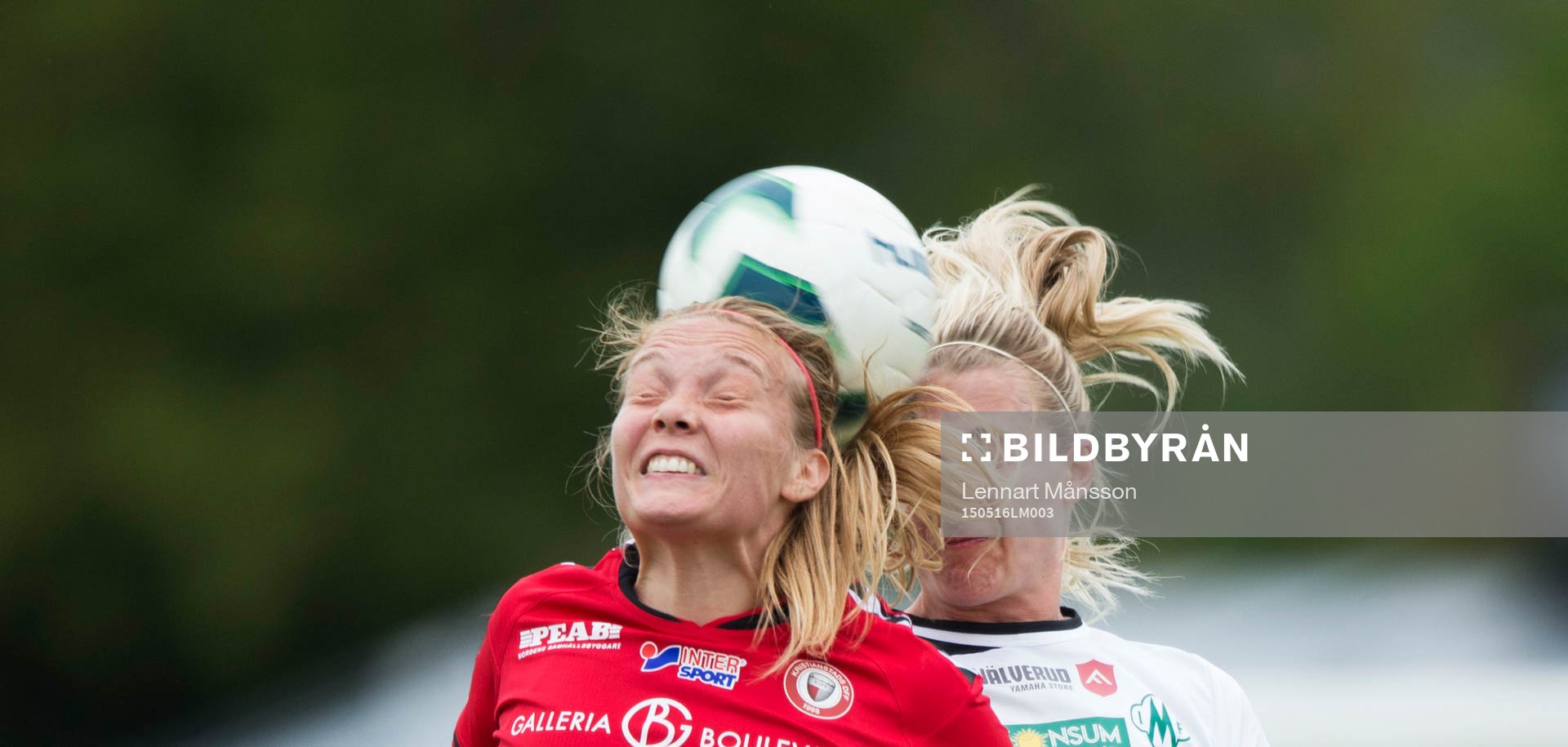 Kristianstads Margret Lara Vidarsdottir     och Mallbackens