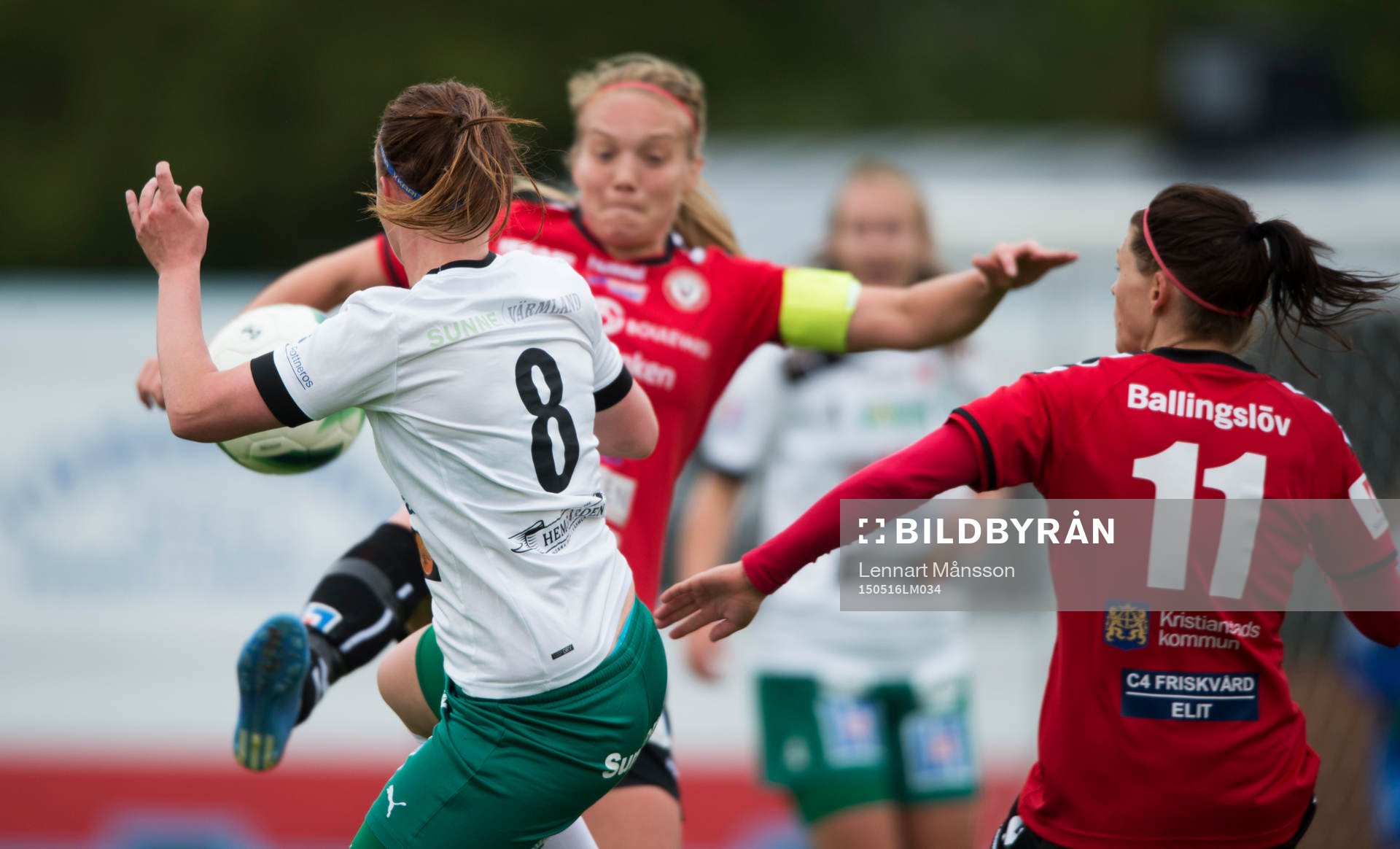 Mallbackens Malin Ahlberg stoppar Kristianstads Margret