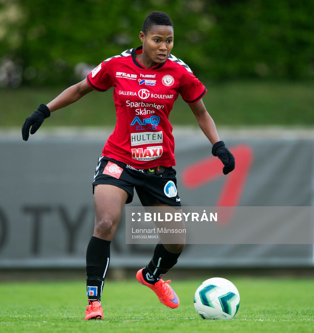 Kristianstads Ida Rebecca Guehai i matchen i damallsvenskan