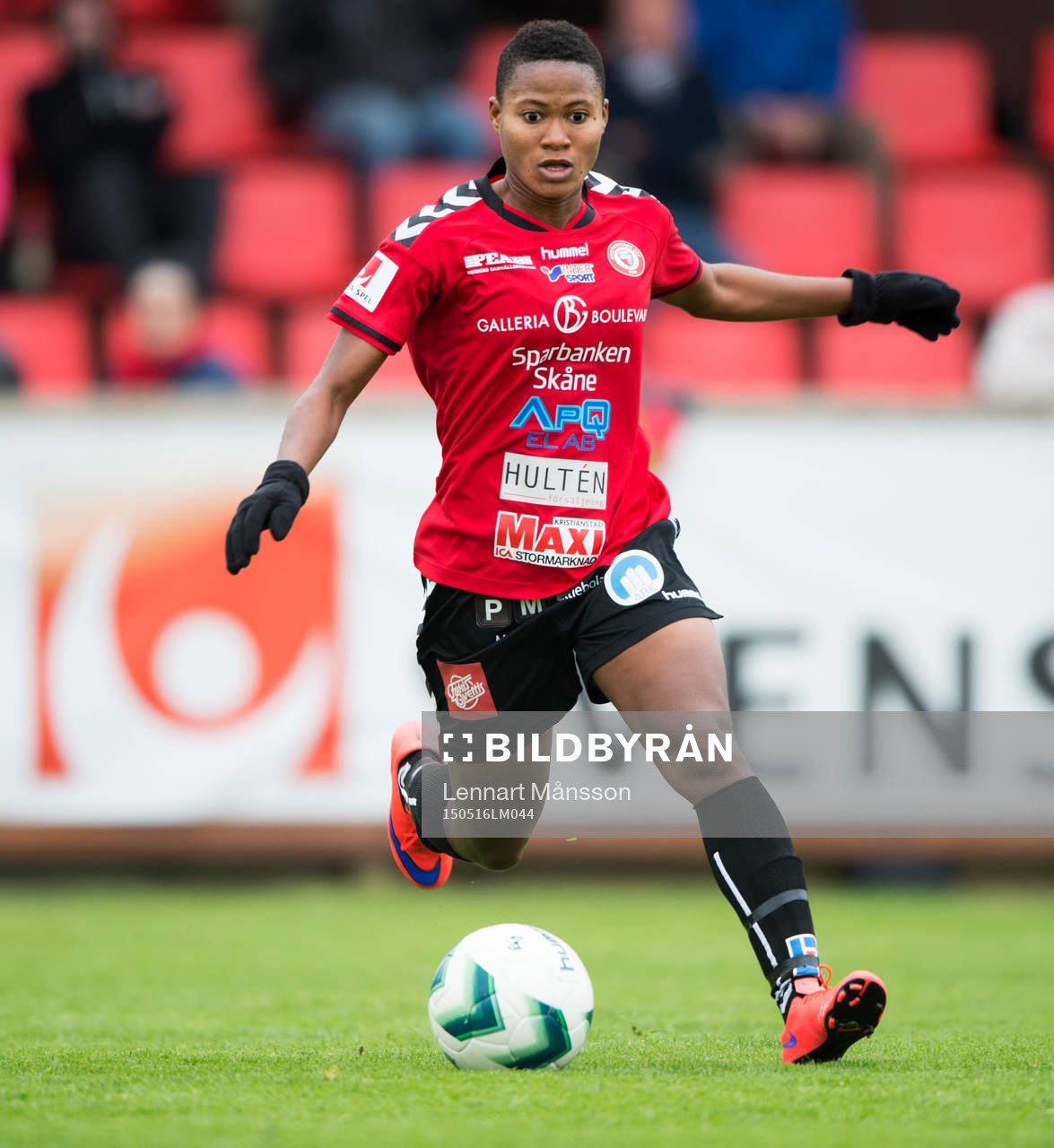 Kristianstads Ida Rebecca Guehai i matchen i damallsvenskan