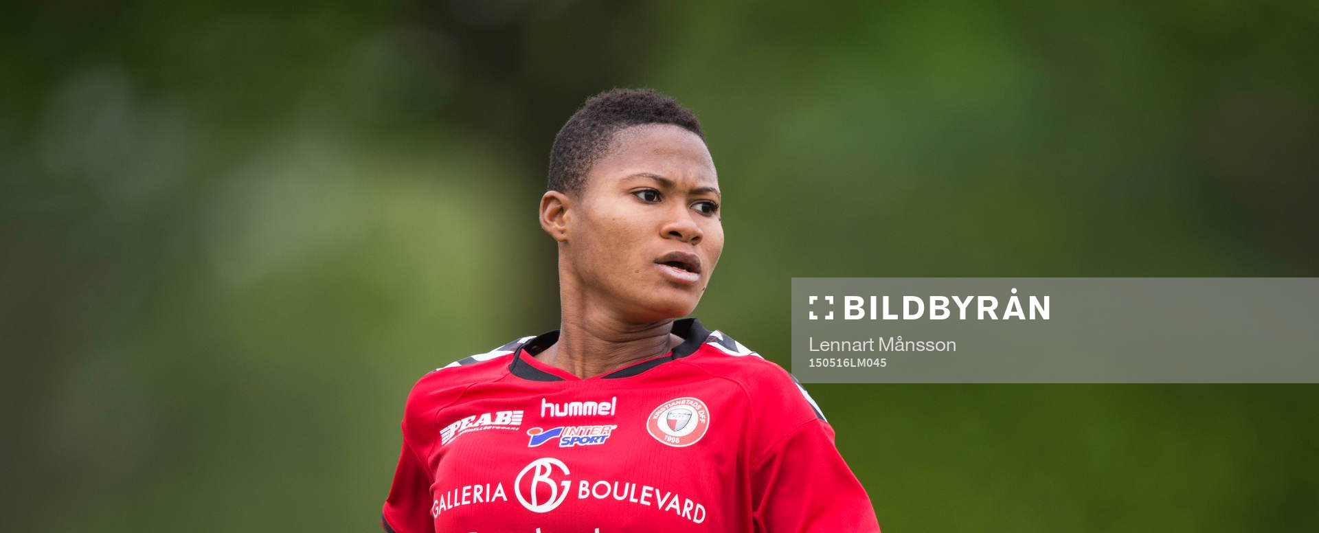 Kristianstads Ida Rebecca Guehai i matchen i damallsvenskan