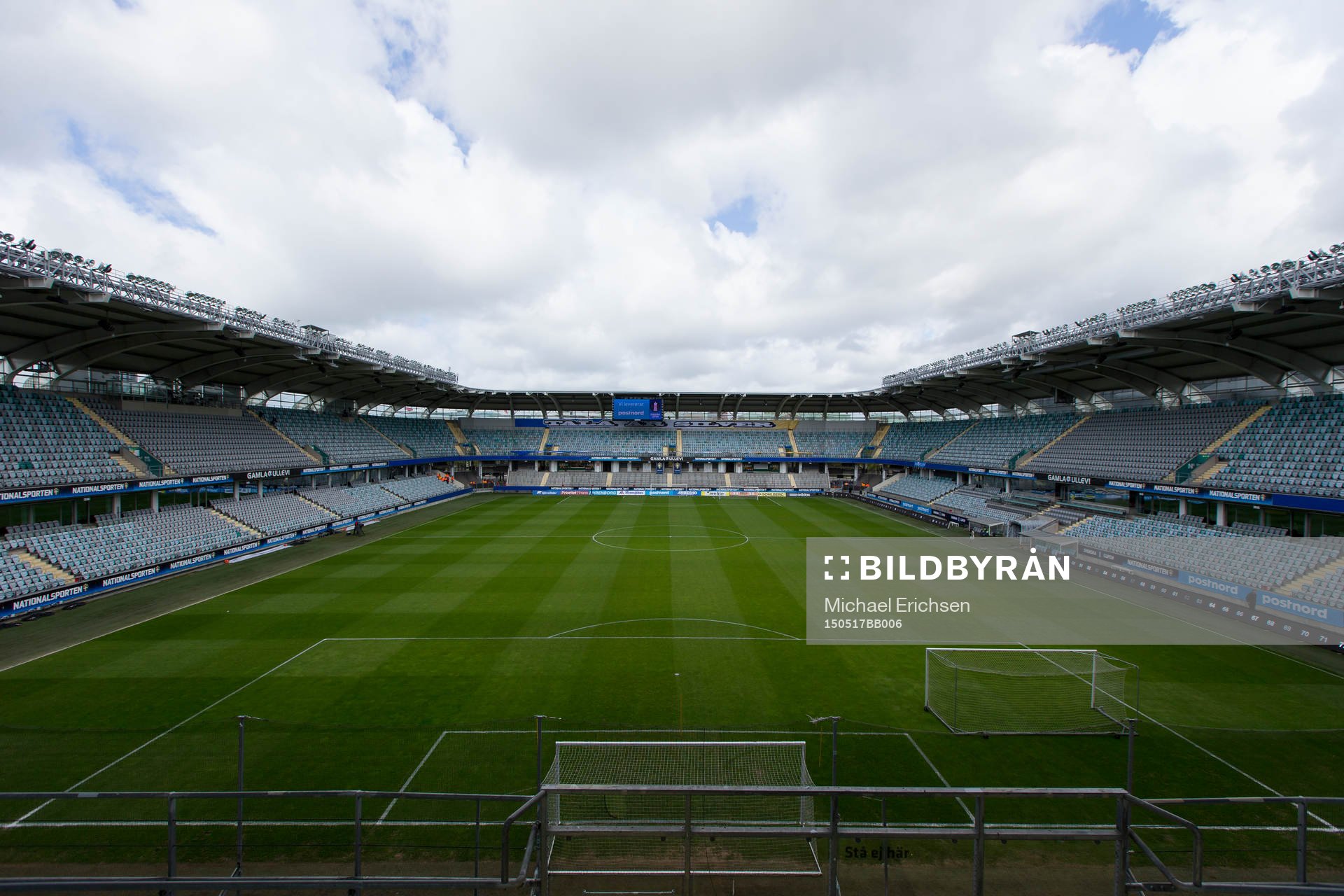 Vy över Gamla Ullevi innan finalen i Svenska Cupen i