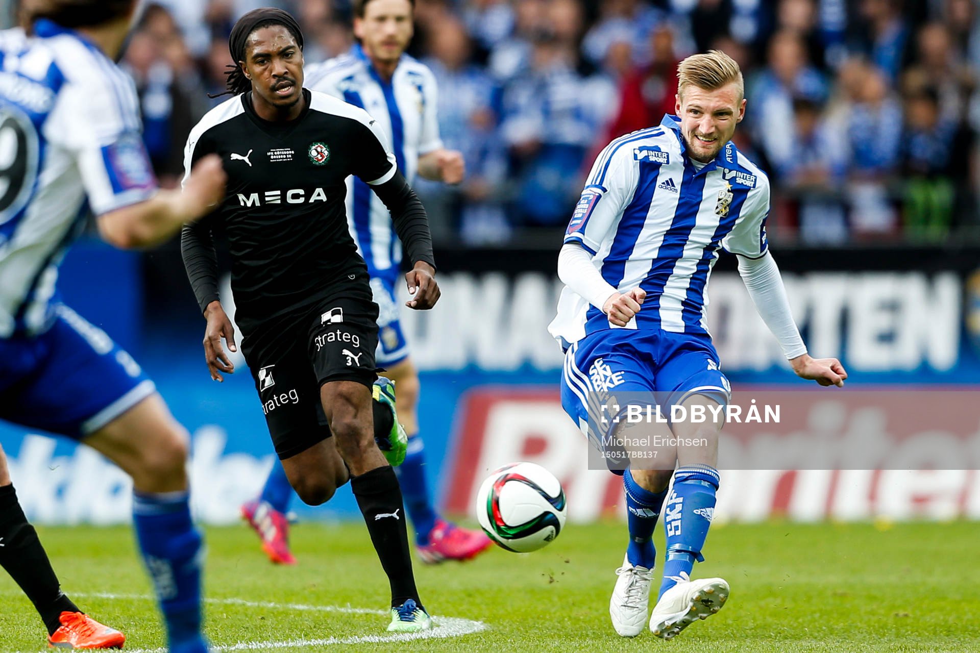 Örebros Ayanda Nkili och IFK Göteborgs Sebastian Eriksson