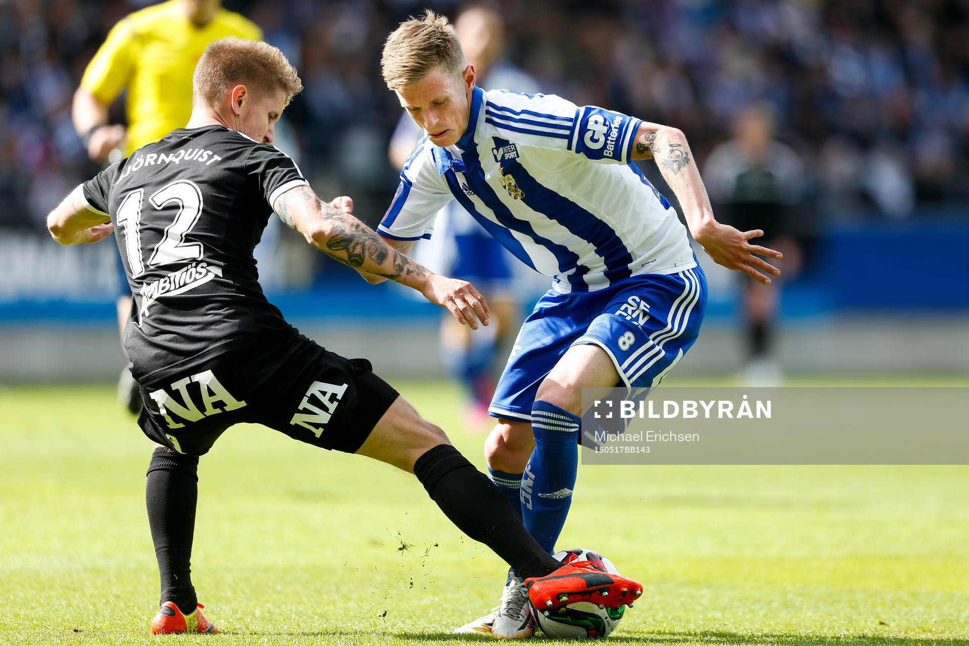 Örebros Daniel Björnqvist och IFK Göteborgs Sören Rieks
