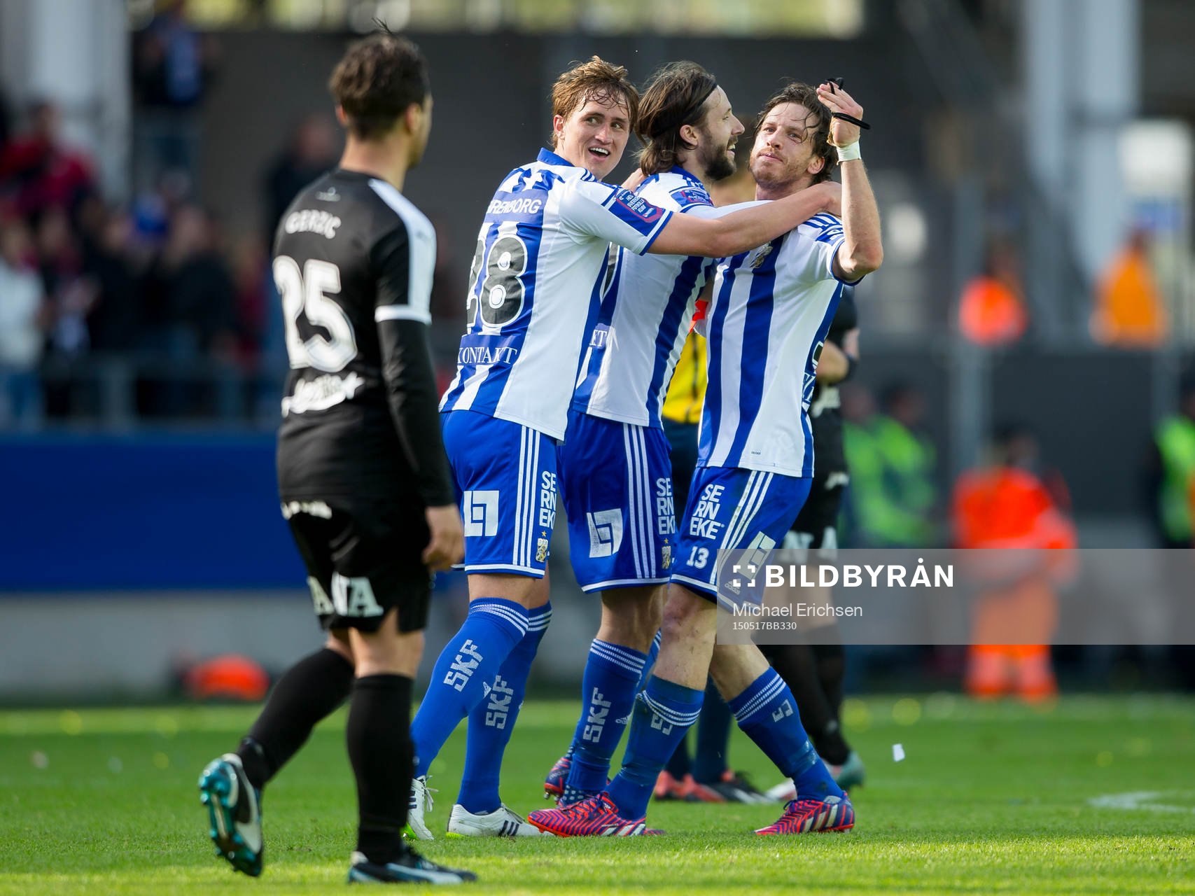 IFK Göteborgs Mattias Bjärsmyr, Thomas Rogne och Gustav