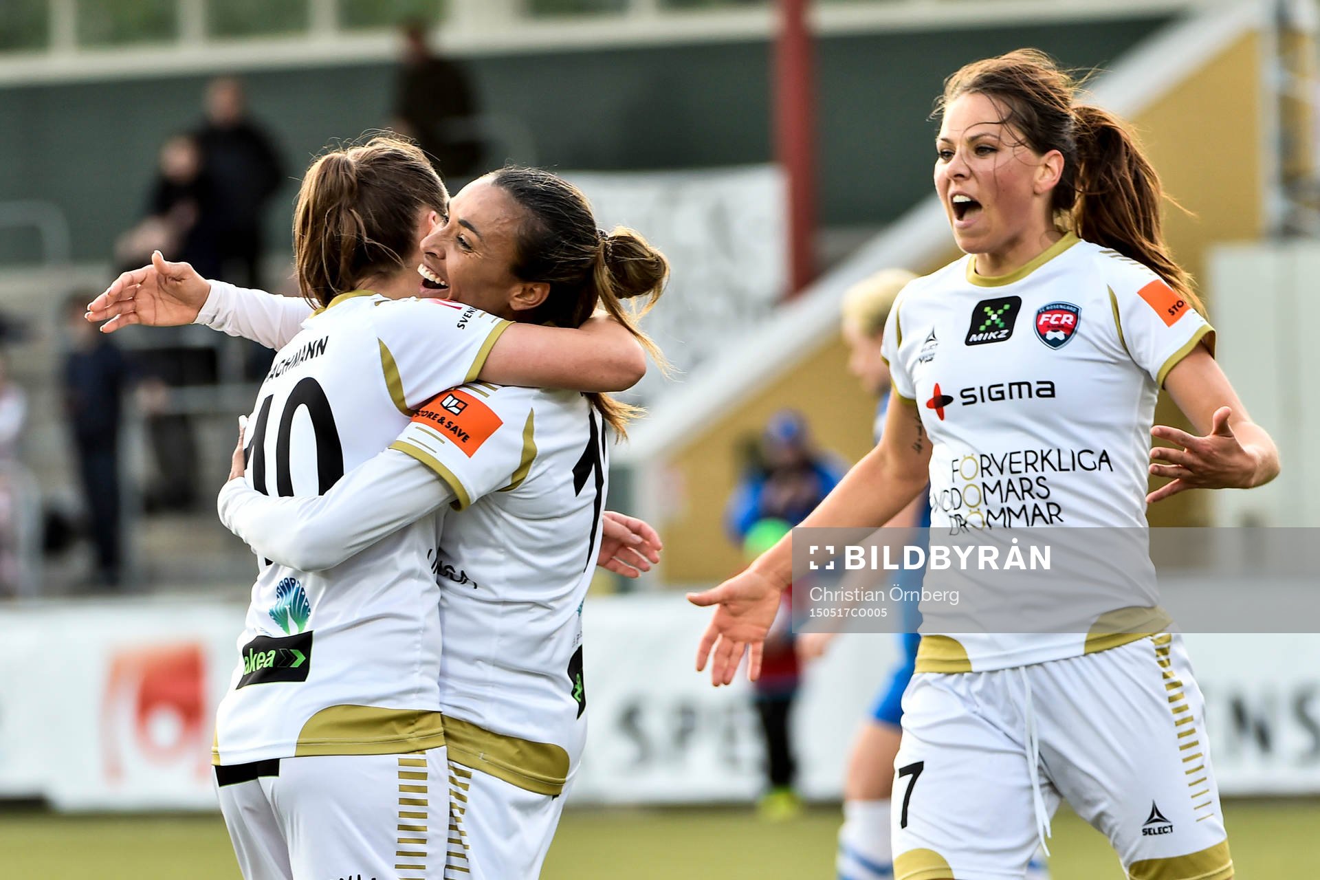 Rosengårds Ramona Bachmann, Marta Viera Da Silva och Sara