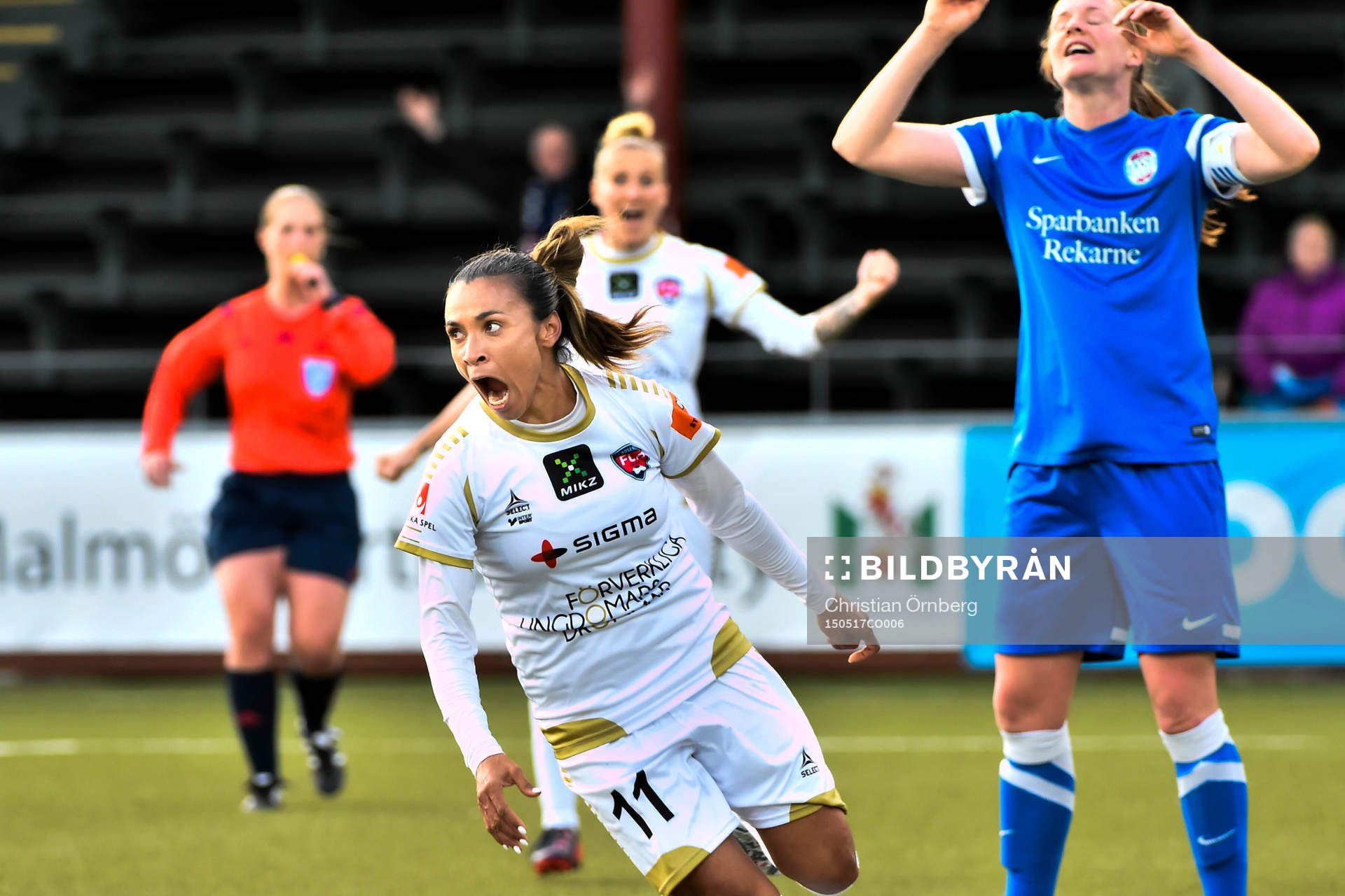Rosengårds Marta Viera Da Silva jublar