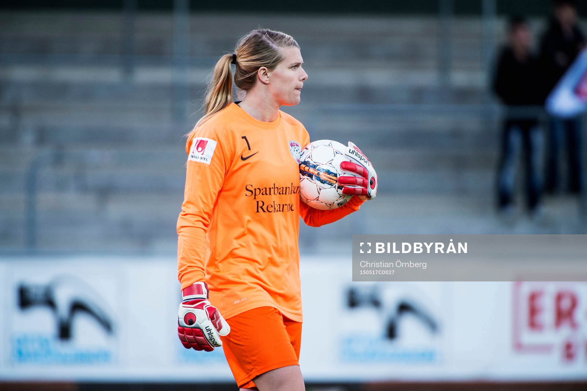 Eskilstunas målvakt Emelie Lundberg