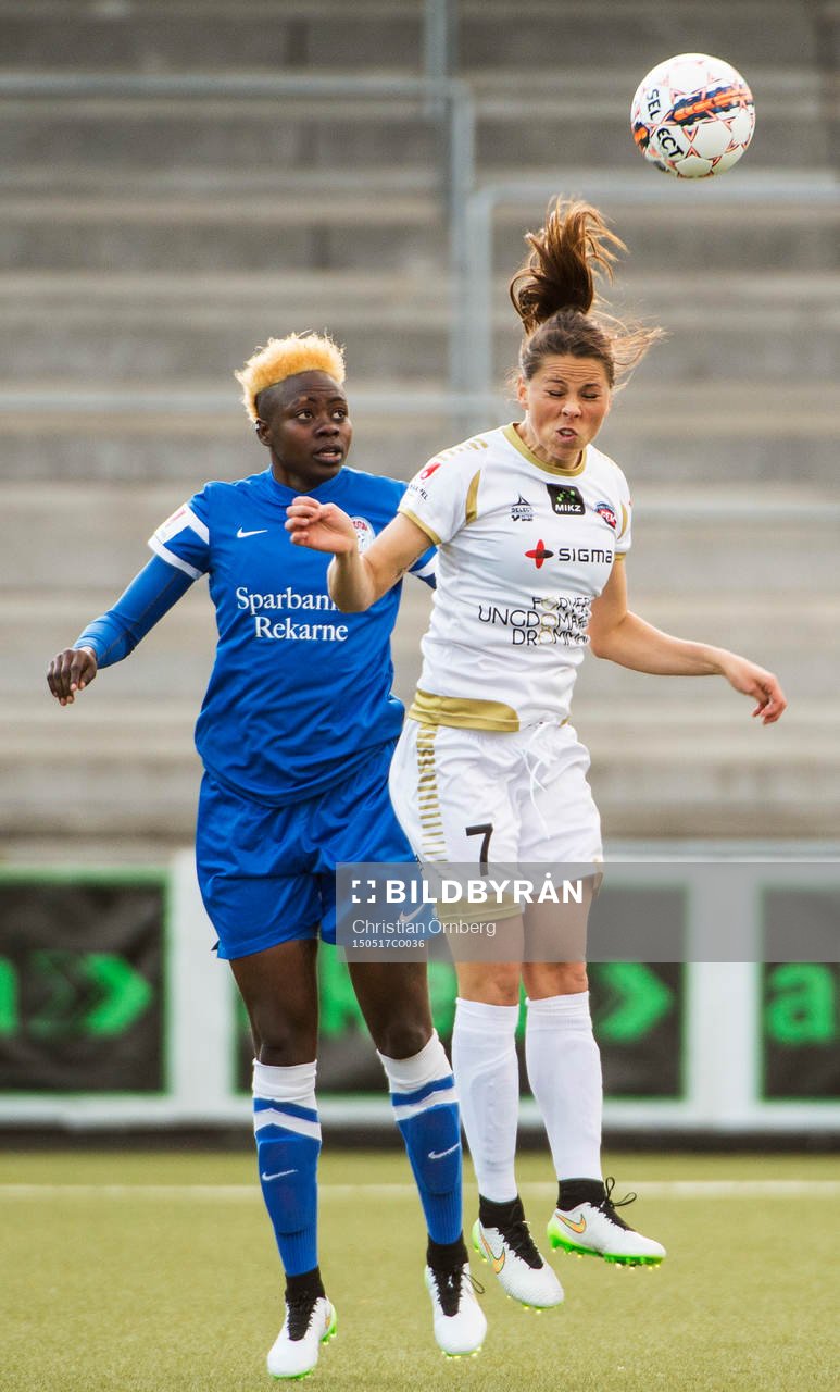 Eskilstunas Gaelle Enganamouit och Rosengårds Sara Björk