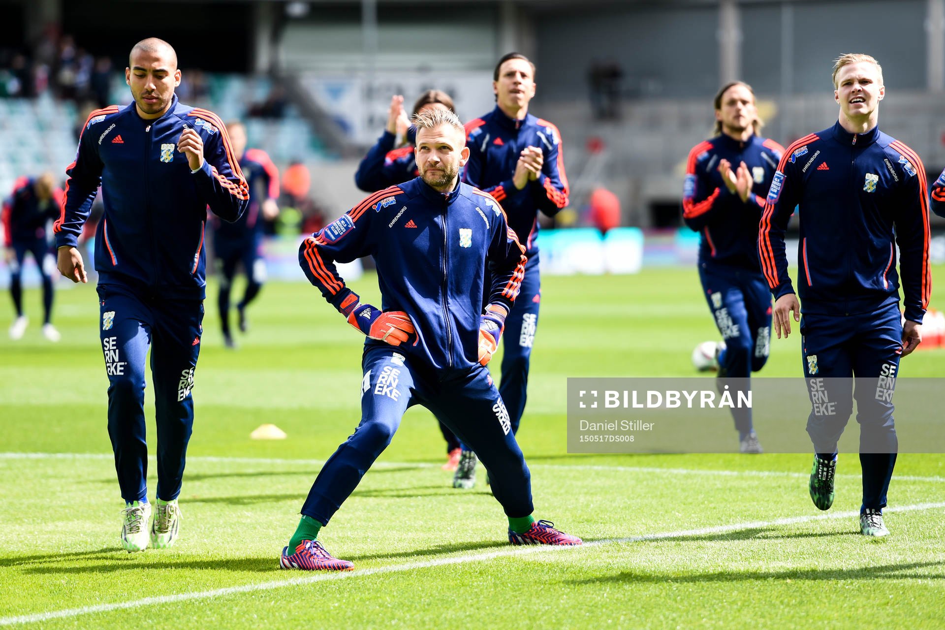 IFK Göteborgs målvakt John Alvbåge (m) och övriga