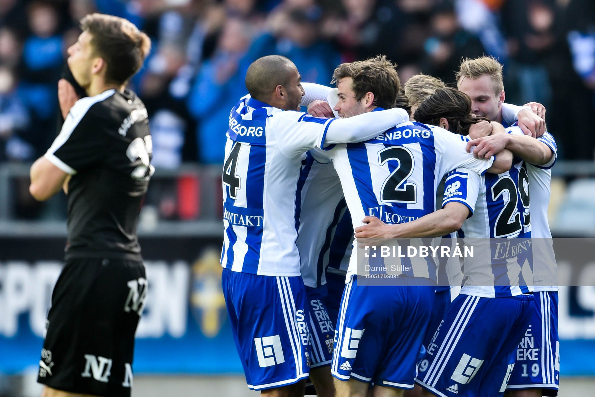 IFK Göteborgs spelare jublar