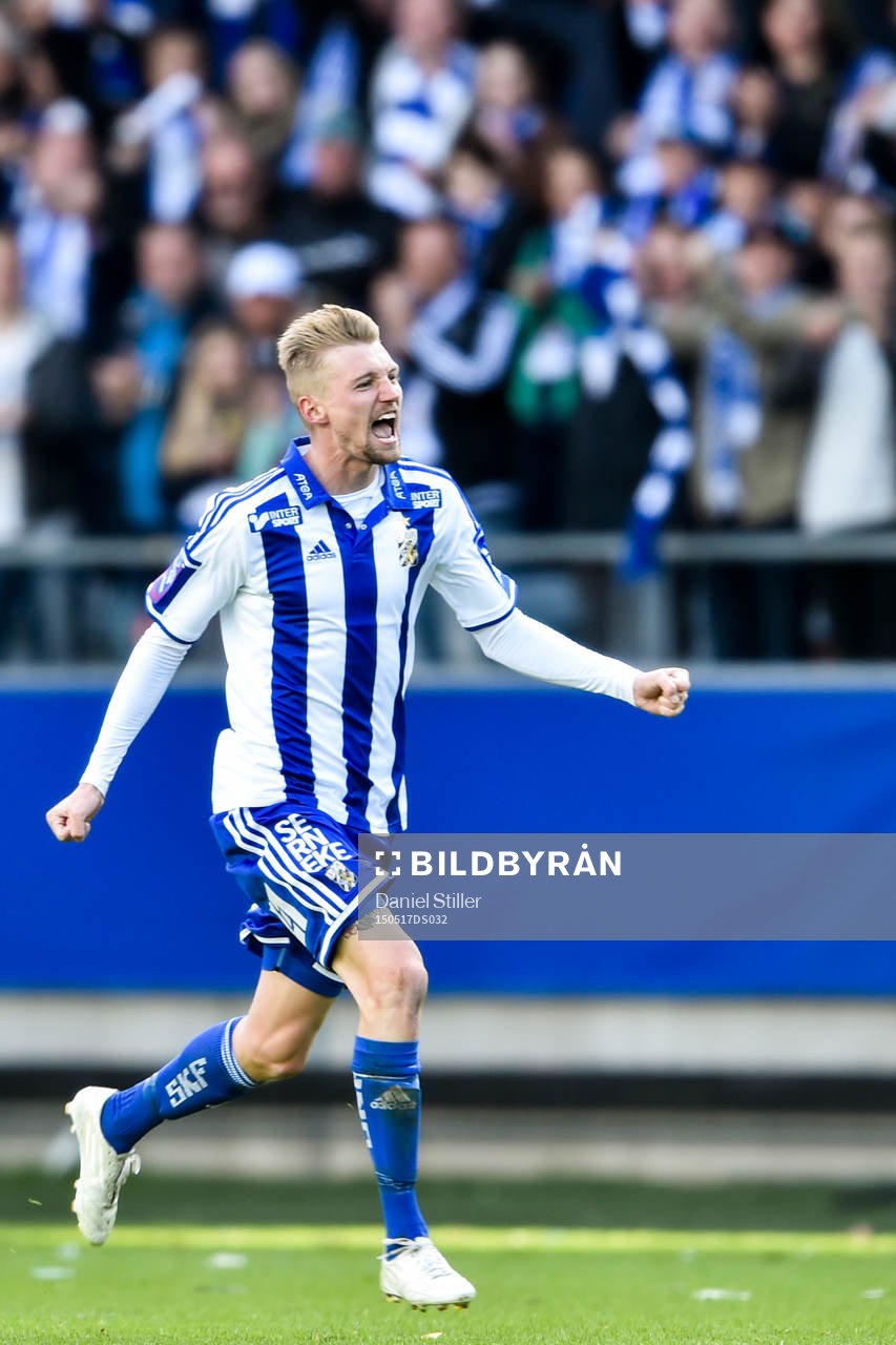 IFK Göteborgs Sebastian Eriksson jublar