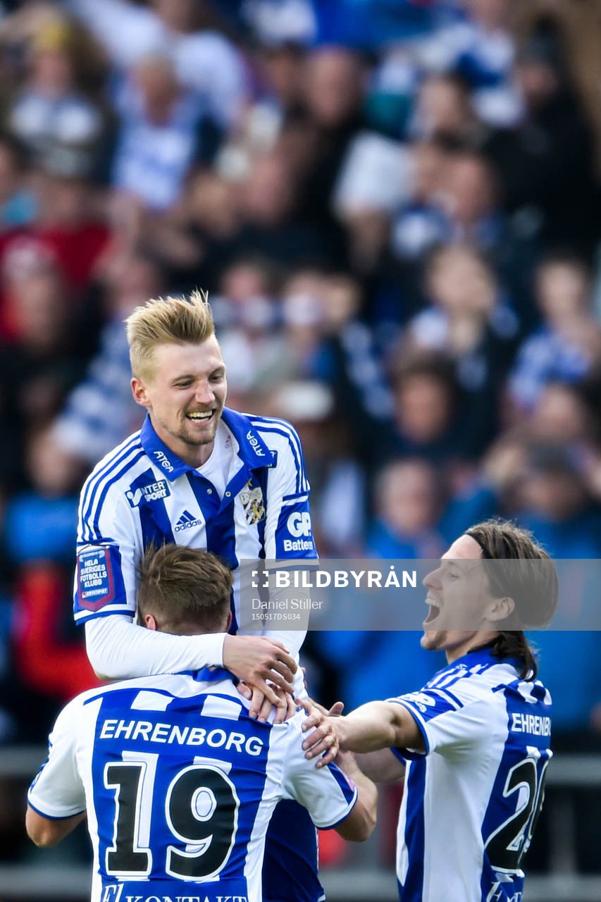 IFK Göteborgs Sebastian Eriksson, Gustav Engvall och Lasse