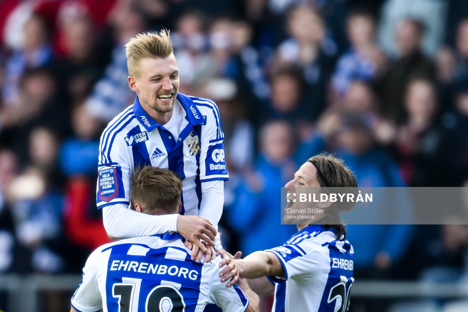 IFK Göteborgs Sebastian Eriksson, Gustav Engvall och Lasse