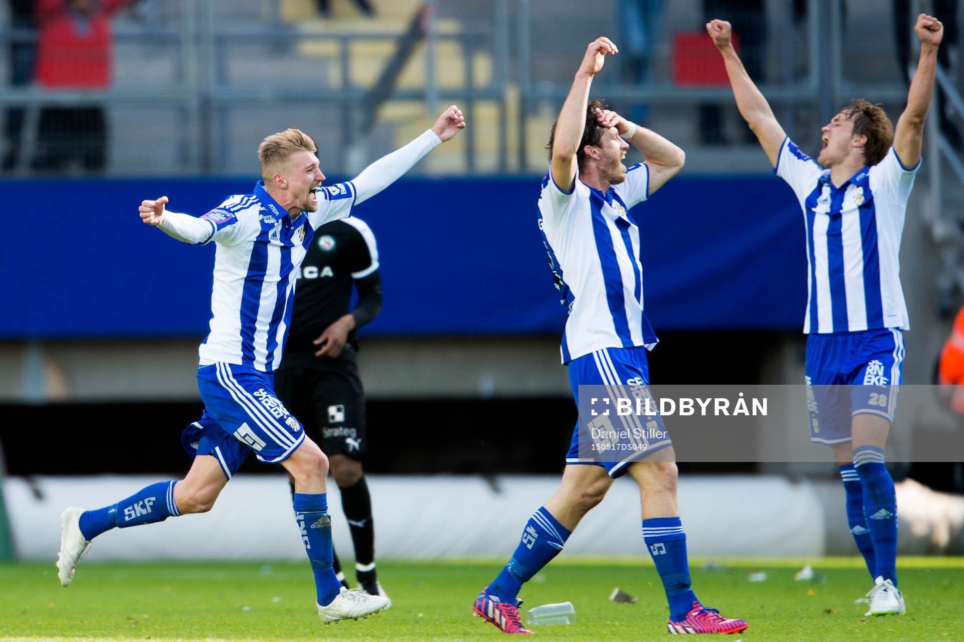 IFK Göteborgs Sebastian Eriksson, Gustav Svensson och