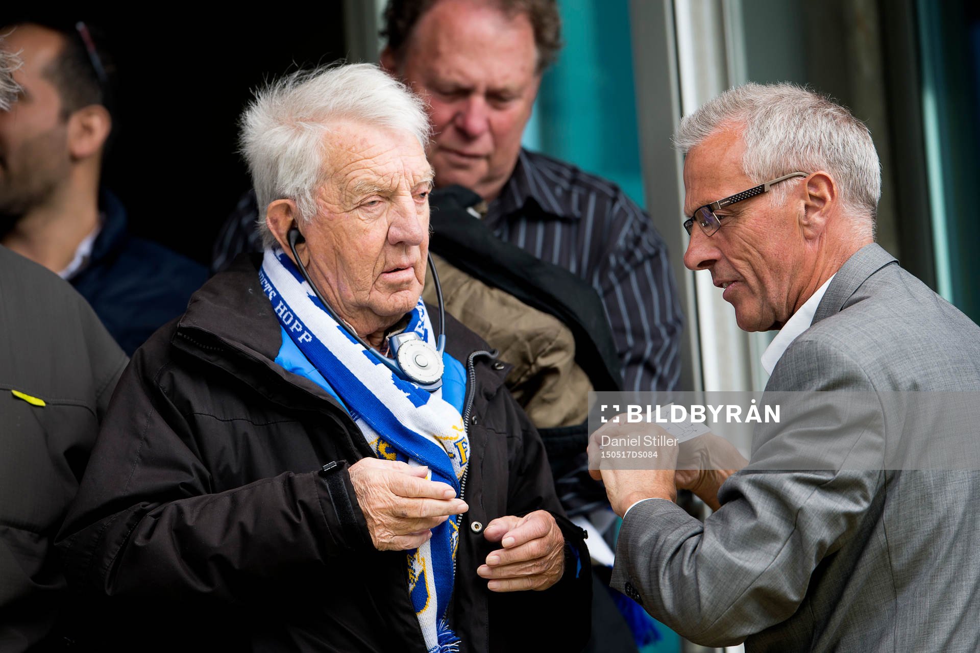 IFK Göteborgs legendar Bertil Bebben Johansson under finalen i Svenska Cupen i fotboll mellan IFK Göteborg och Örebro den 17 maj 2015 i Göteborg.