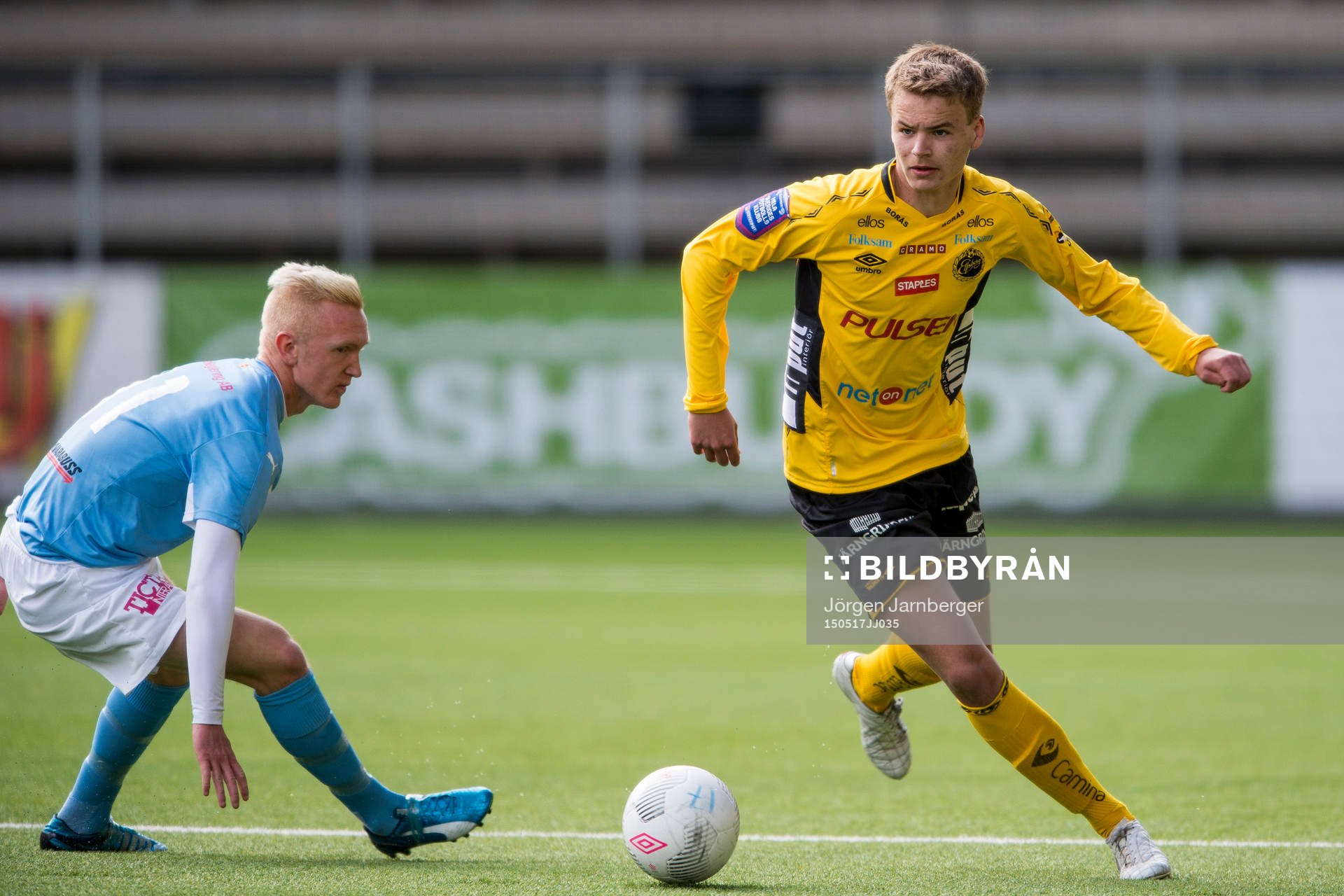 Elfsborgs Gustav Henriksson och Malmö FFs Max Olsson